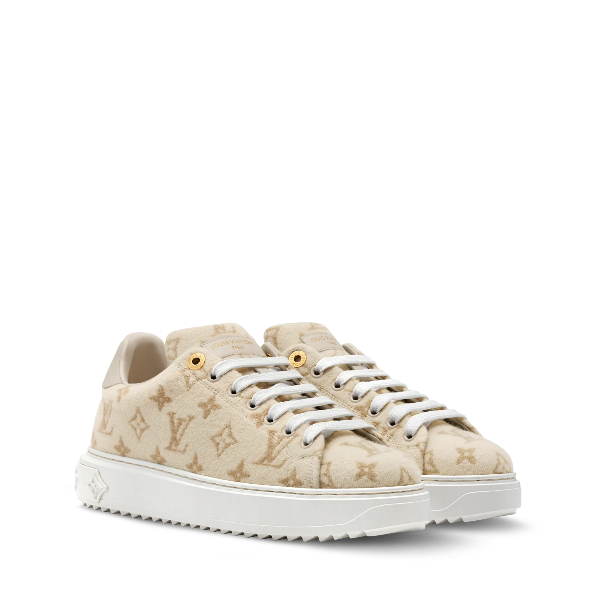 Louis Vuitton Time Out Sneaker Cashgora - Women - Shoes 1AIVB4 Beige