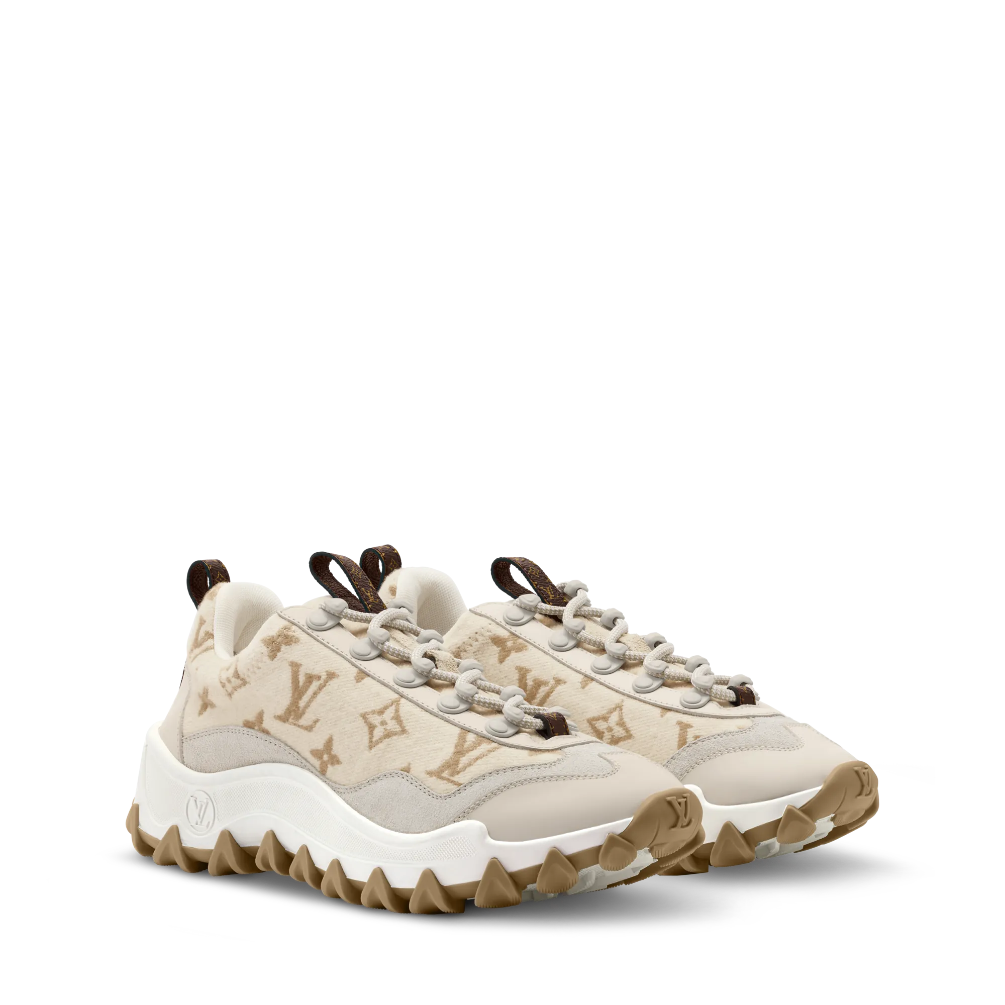 Louis Vuitton LV Rush Xplorer Sneaker Wool - Women - Shoes 1AIVGZ Beige