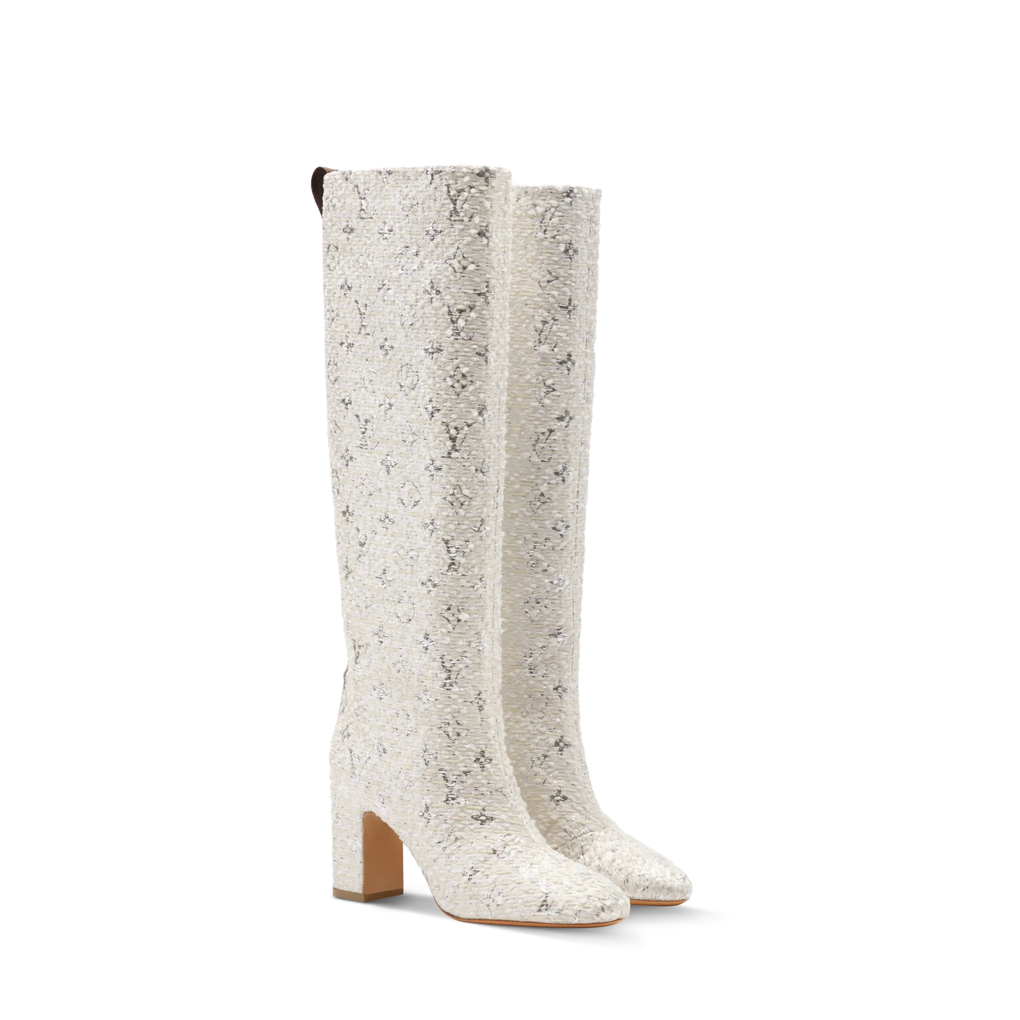 Louis Vuitton Donna High Boot Mix of textiles - Women - Shoes 1AIVV6 White