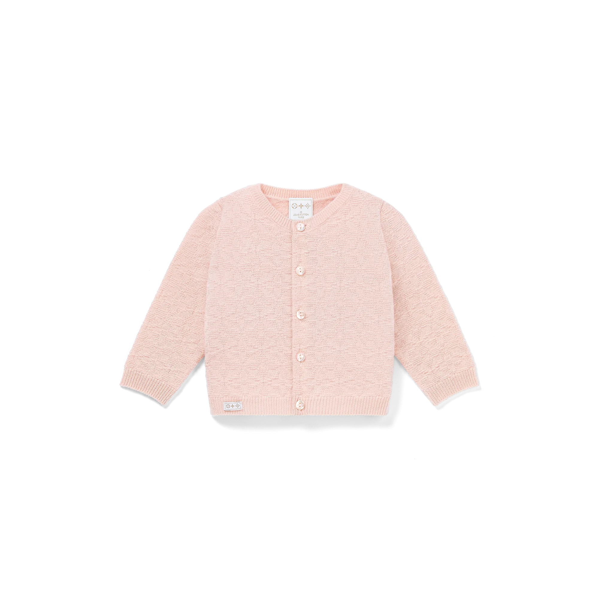 Louis Vuitton 3D Knitted Cardigan S00 - New - For Baby GI011D Pétale