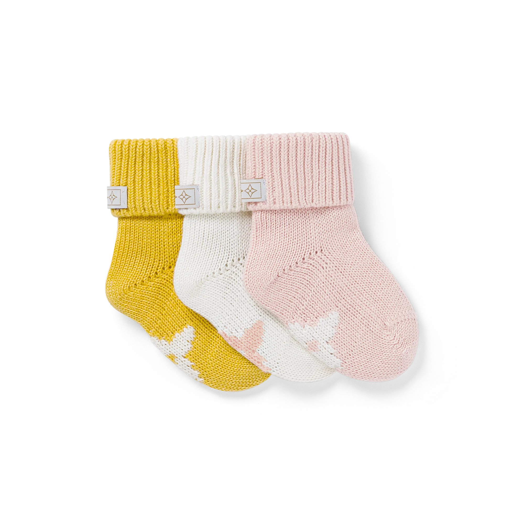 Louis Vuitton 3 Socks Set S00 - New - For Baby GI024D Multico Louis Vuitton 3 Socks Set S00 - New - For Baby GI024D Multico
