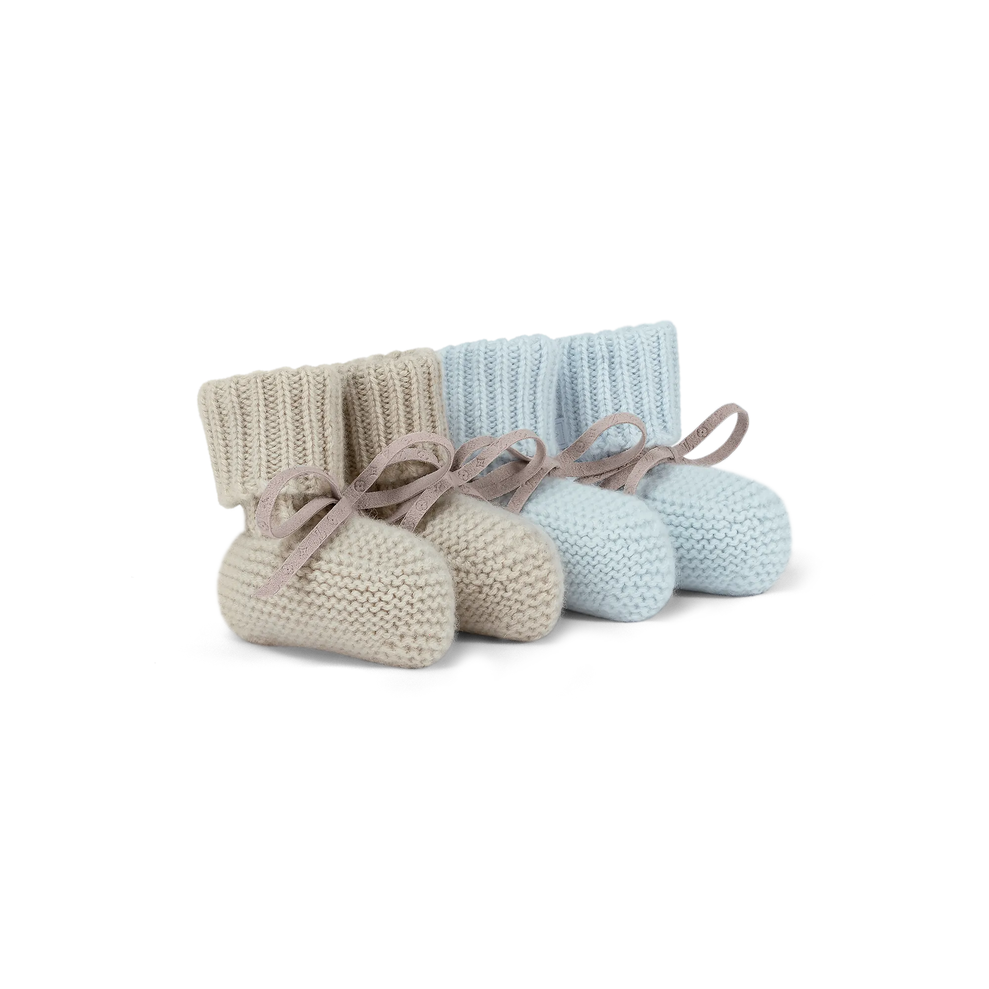 Louis Vuitton 2 Knitted Shoes Set S00 - New - For Baby GI031D Dune Blue Louis Vuitton 2 Knitted Shoes Set S00 - New - For Baby GI031D Dune Blue