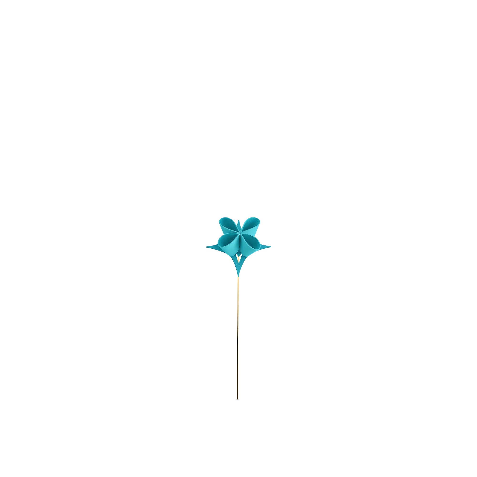Louis Vuitton Origami Flowers by Atelier Oï - Art of Living - Home GI0439 Turquoise