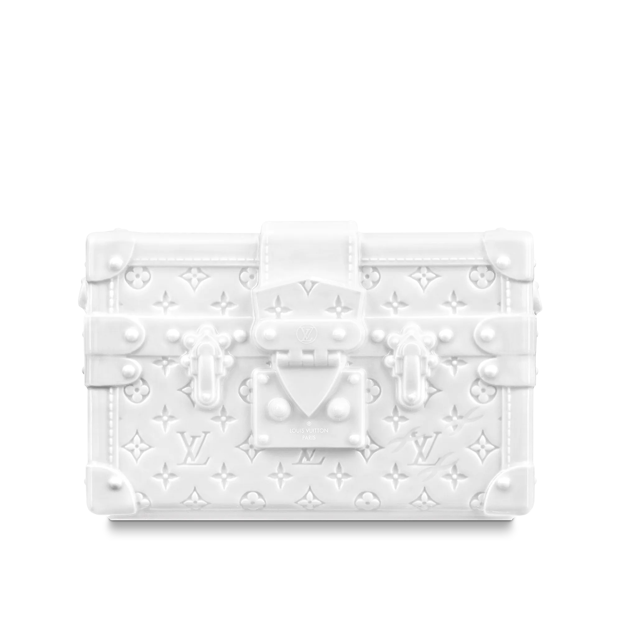 Louis Vuitton Petite Malle Porcelain Vase Monogram - Art of Living - Highlights GI0727