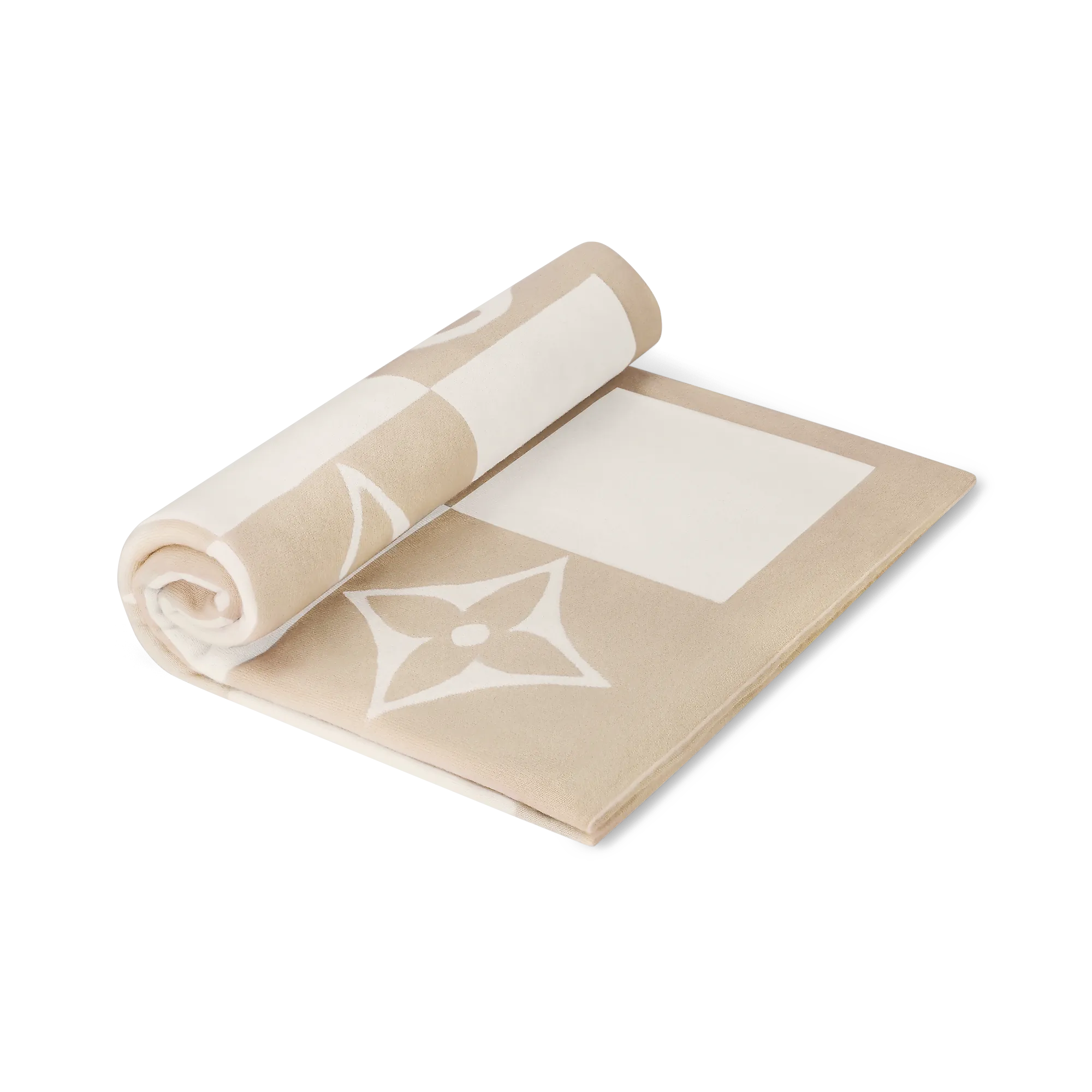Louis Vuitton Knitted Blanket S00 - New - For Baby GI0742 Dune