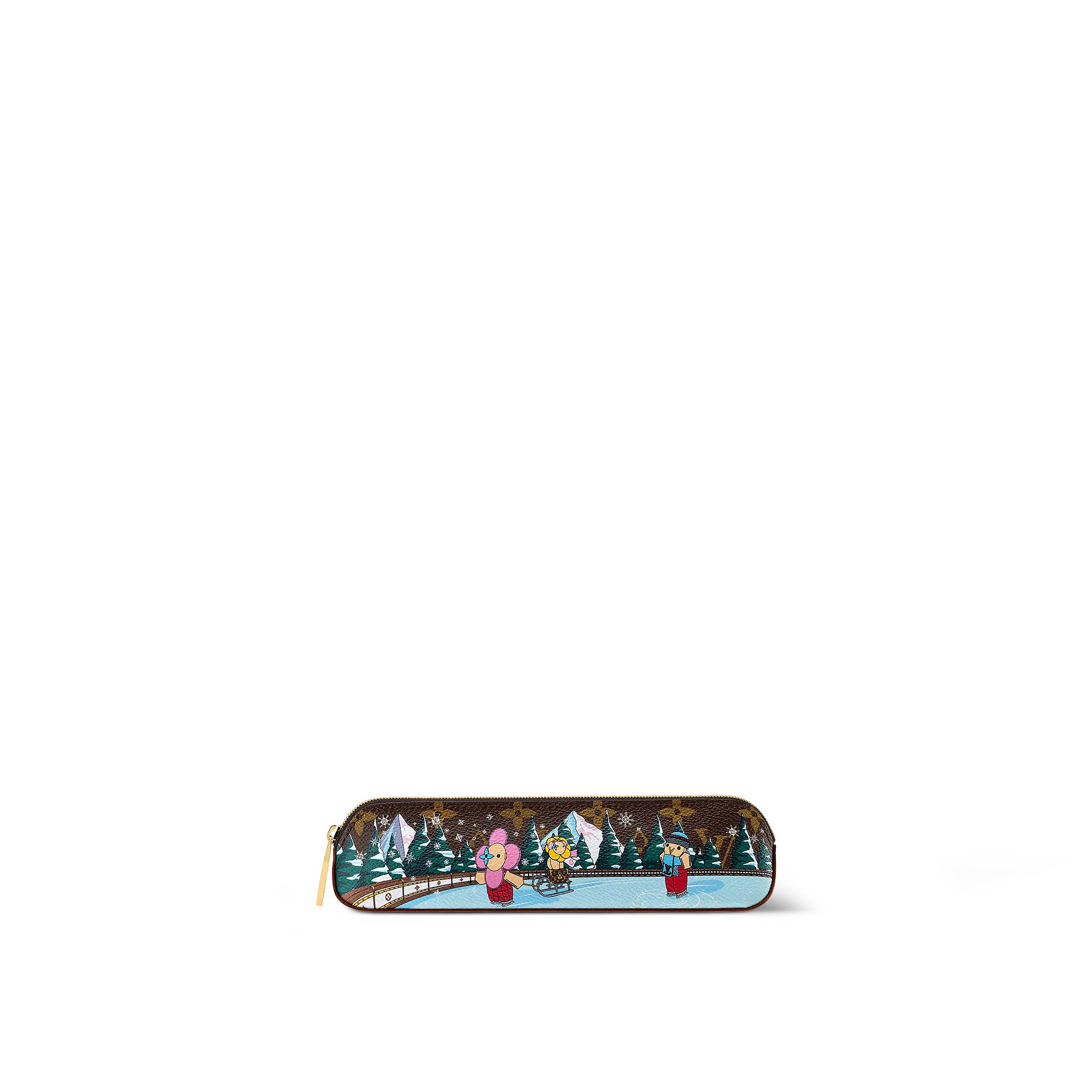 Louis Vuitton Elizabeth Pencil Pouch Ice Skating Xmas S00 - Art of Living - Books and Stationery GI0947