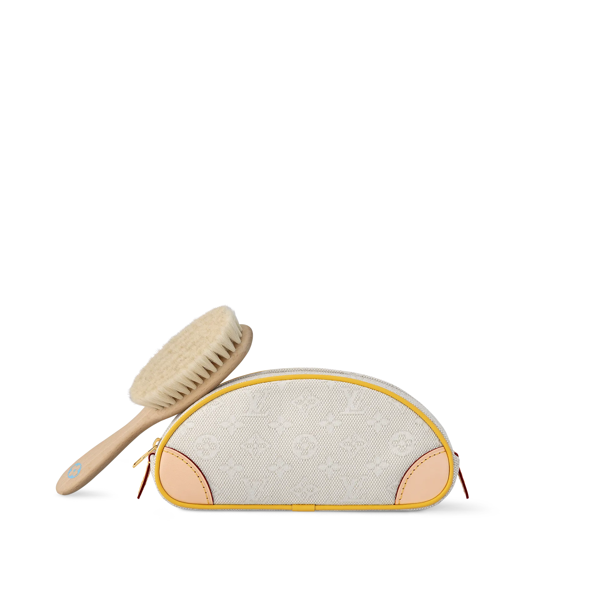 Louis Vuitton Jacquard Pouch With Brush - New - For Baby GI0990