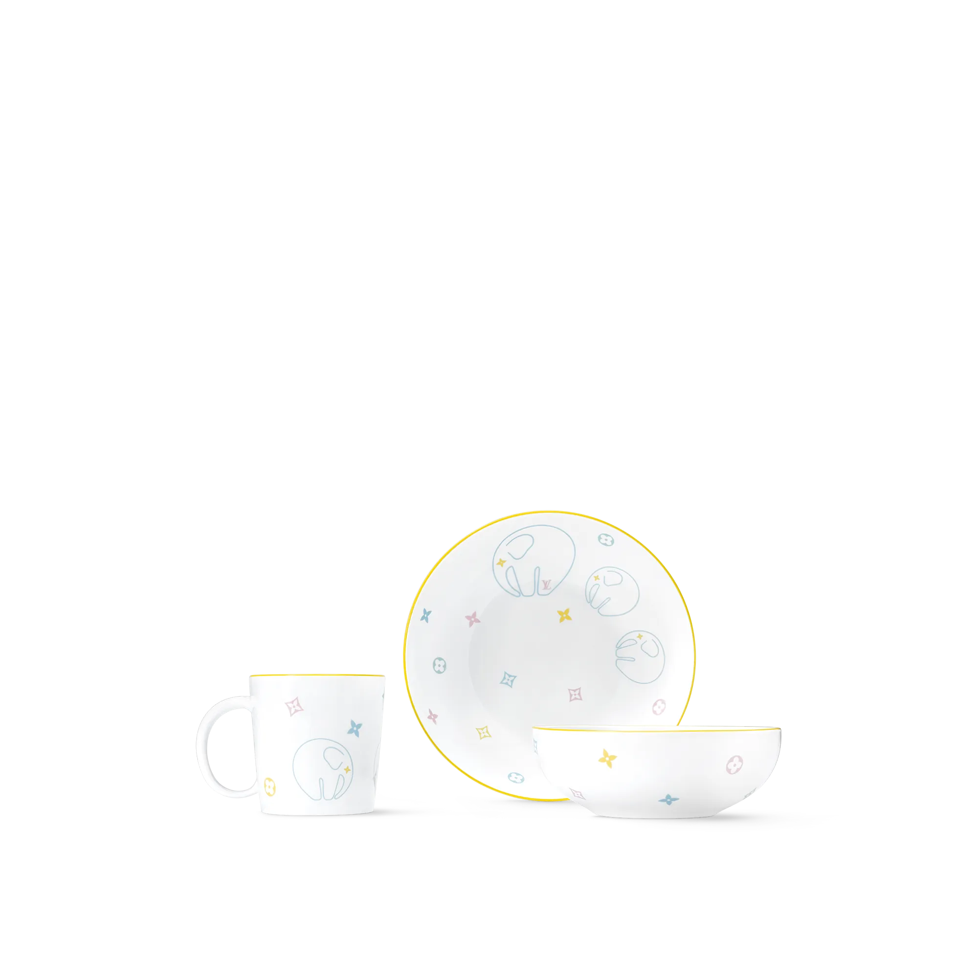 Louis Vuitton Elephant Porcelain Set S00 - New - For Baby GI1029