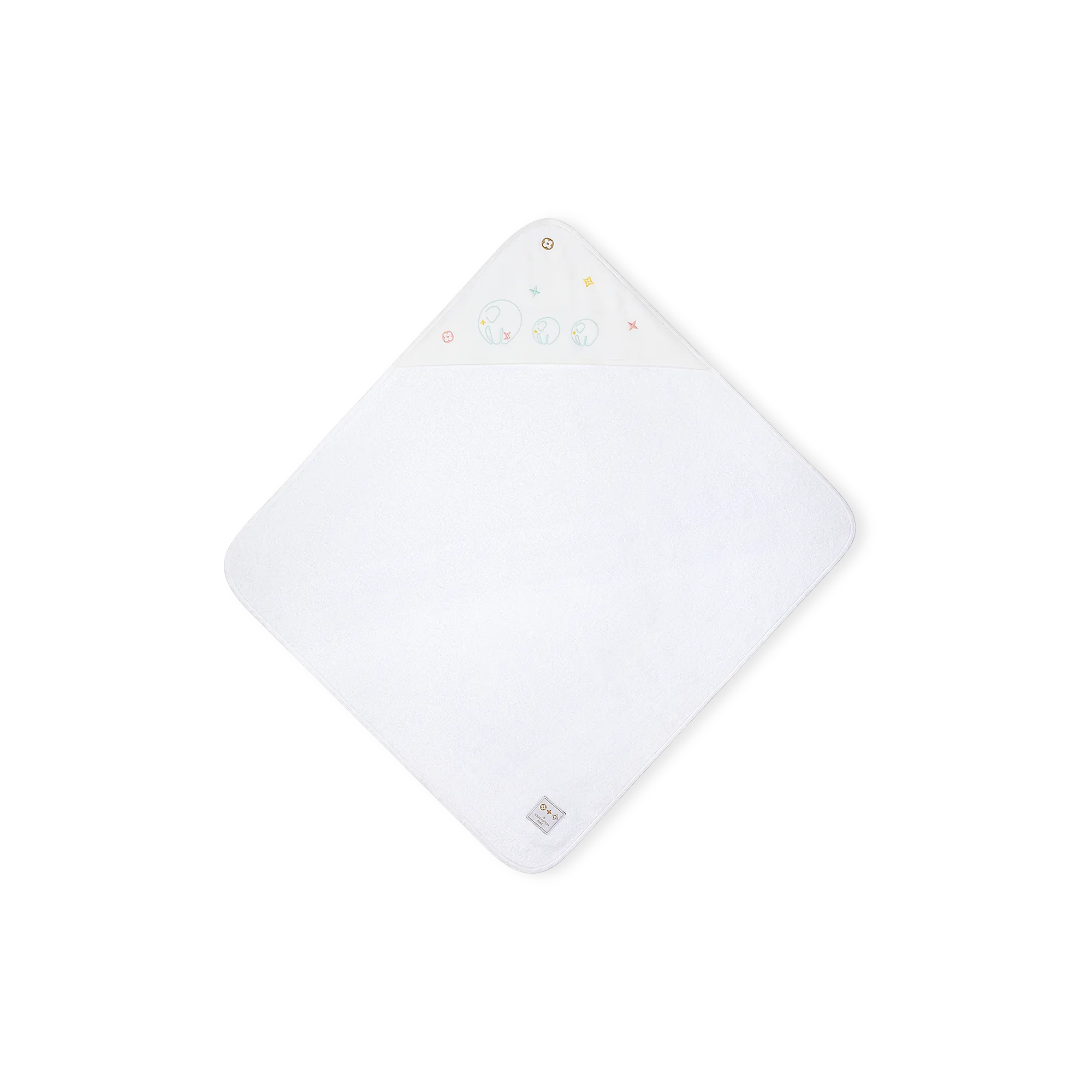 Louis Vuitton Elephant Embroidered Bath Towel S00 - New - For Baby GI1030