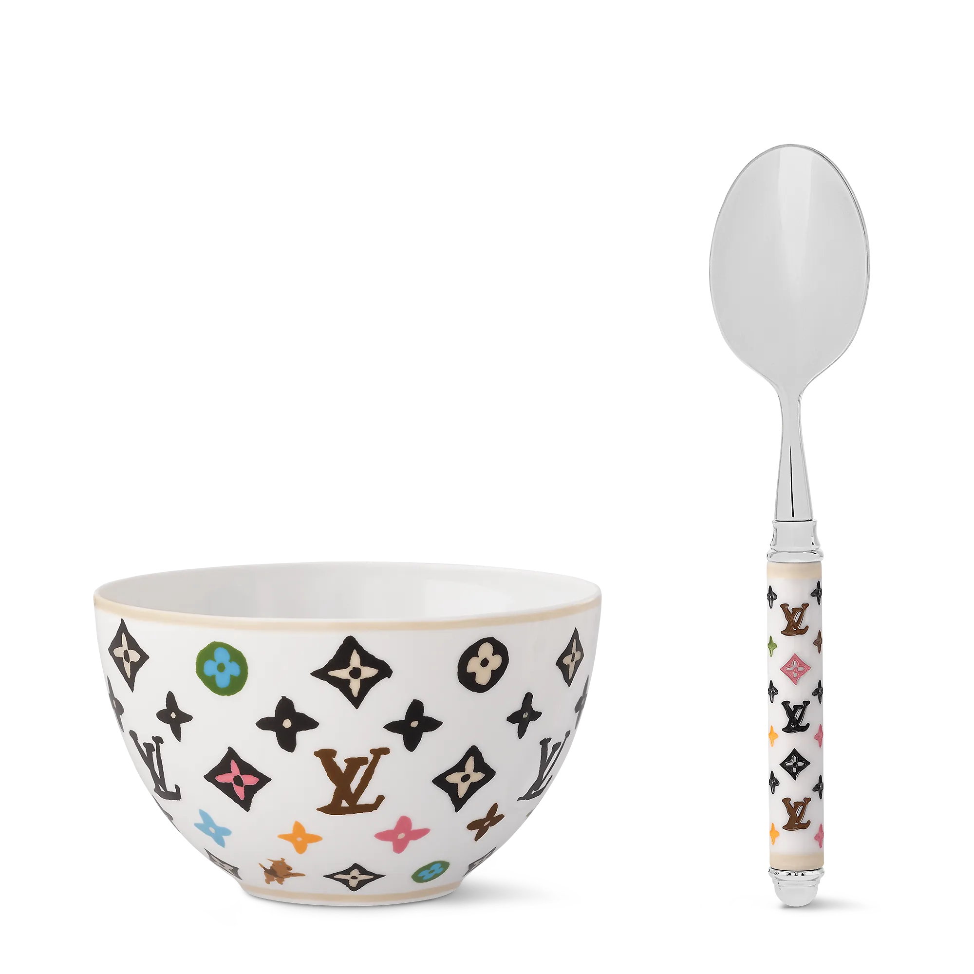 Louis Vuitton Cereal Bowl and Spoon - Art of Living - Sports and Lifestyle GI1037
