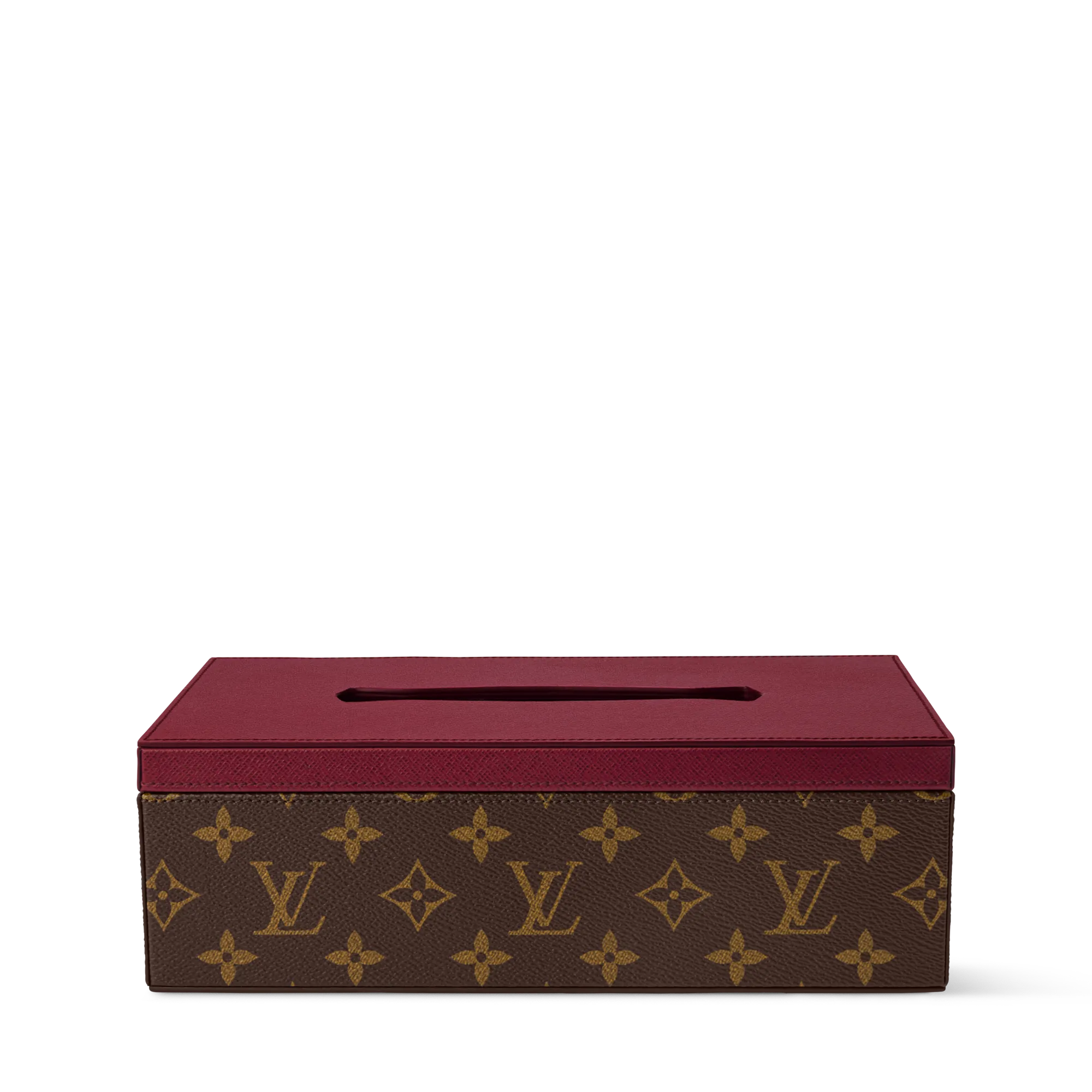 Louis Vuitton Tissue Box Wood - Trunks, Travel and Home - Library GI1407 Red