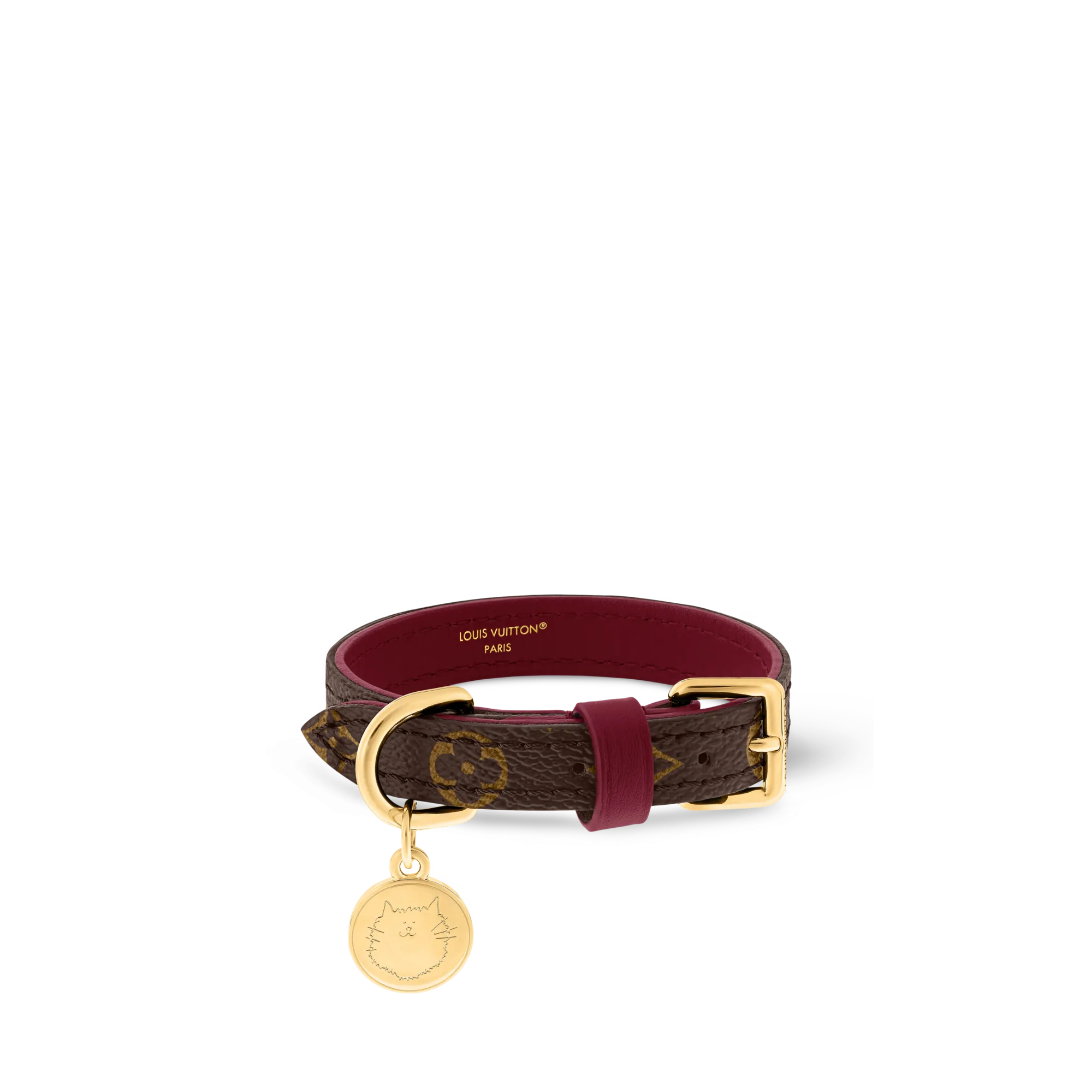Louis Vuitton Cat Collar XS - Trunks, Travel and Home - Pets Accessories GI1412 Brown