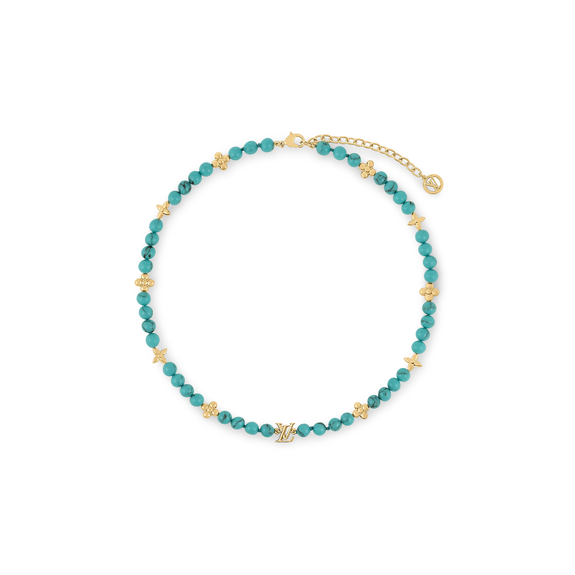 Louis Vuitton My LV Pearl Necklace S00 - Women - Fashion Jewelry M01173 Turquoise