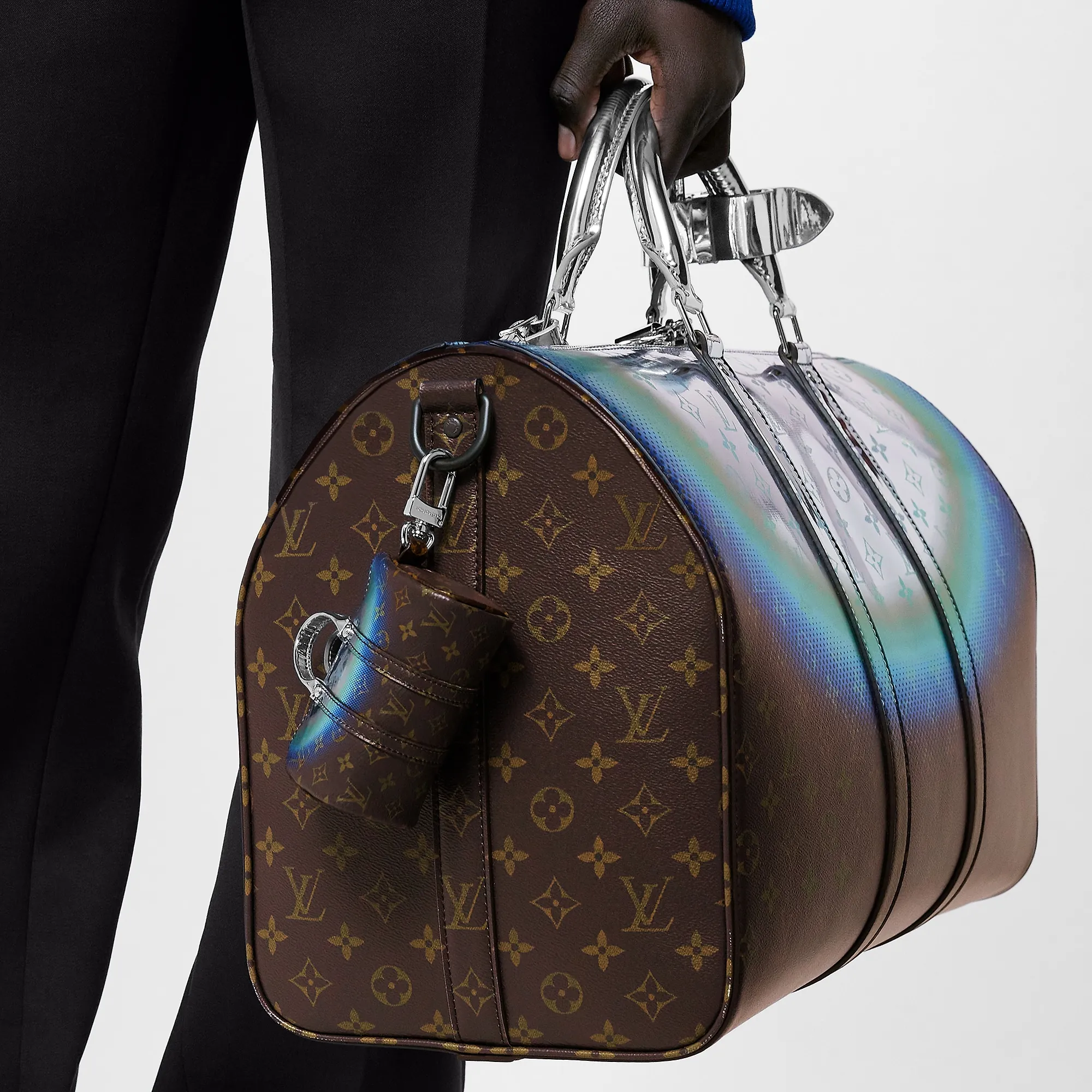 Louis Vuitton Nebula Mini Keepall Pouch Key Holder and Bag Charm S00 - Men - Accessories M01428