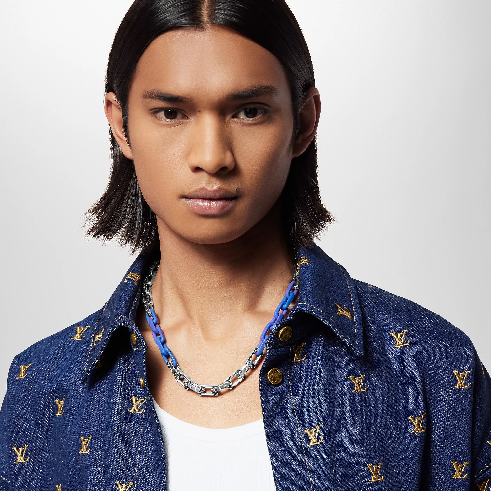 Louis Vuitton Monogram Chain Necklace S00 - Men - Fashion Jewelry M01494