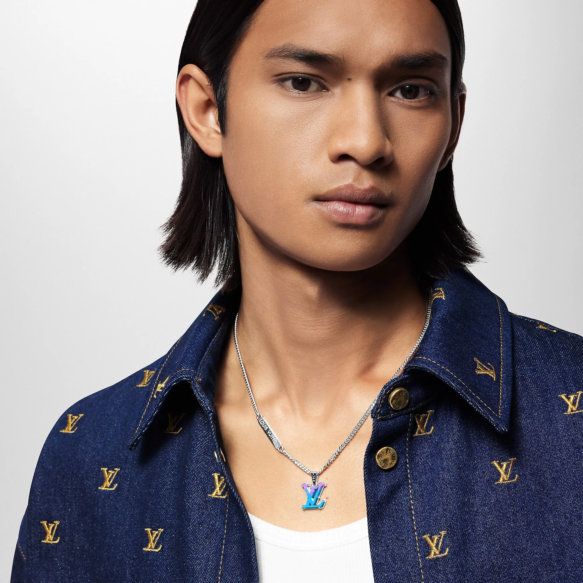 Louis Vuitton Monogram Chain Pendant S00 - Men - Fashion Jewelry M01507