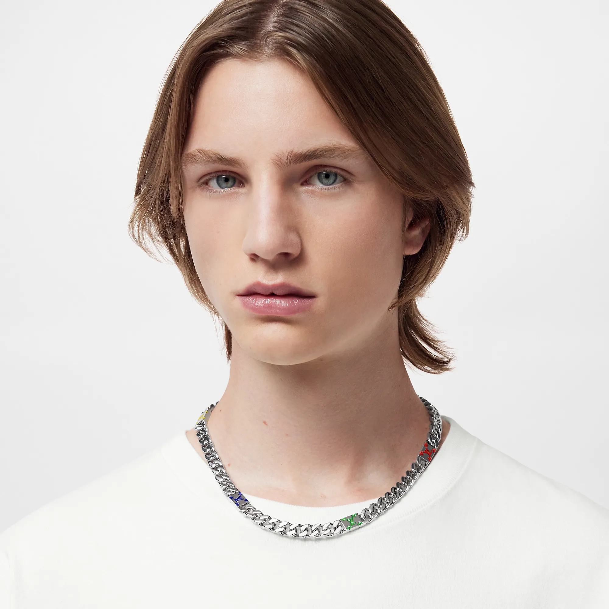 Louis Vuitton LV Mosaic Necklace S00 - Men - Fashion Jewelry M01532