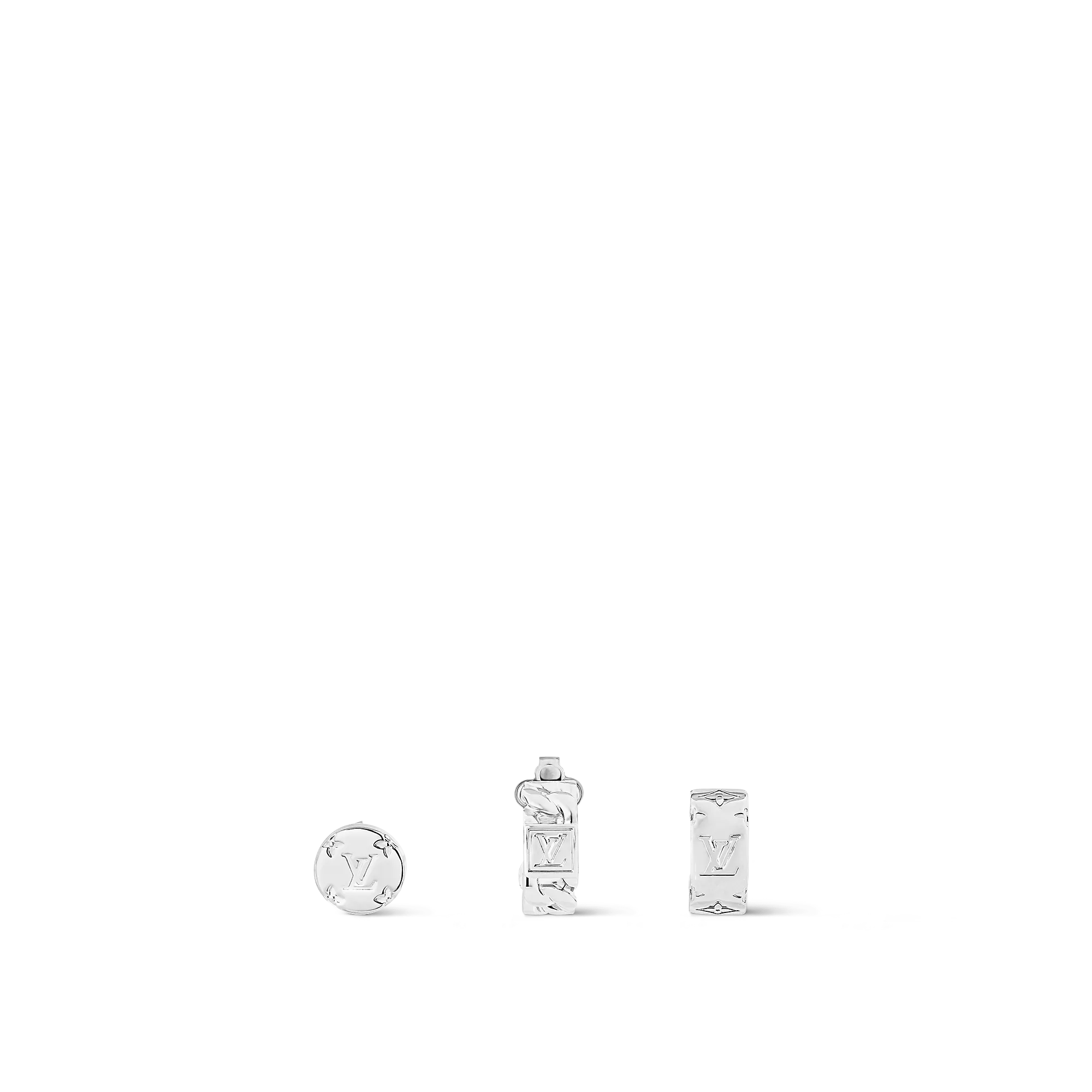 Louis Vuitton LV Mosaic Earrings and Earcuff S00 - Men - Fashion Jewelry M01785