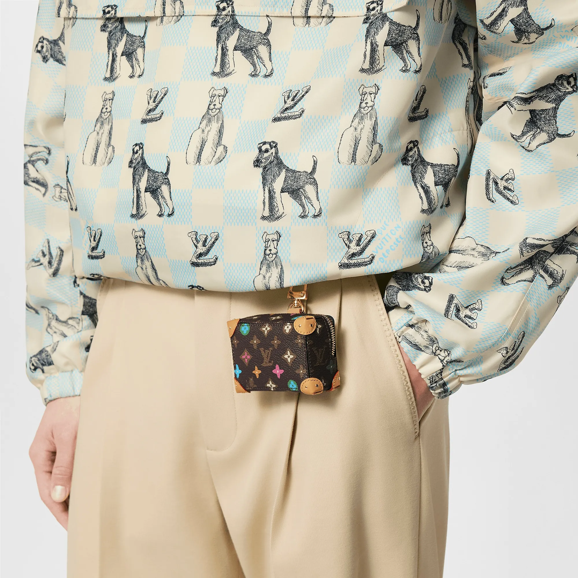 Louis Vuitton Monogram Craggy Trunk Key Holder and Bag Charm S00 - Men - Accessories M01943