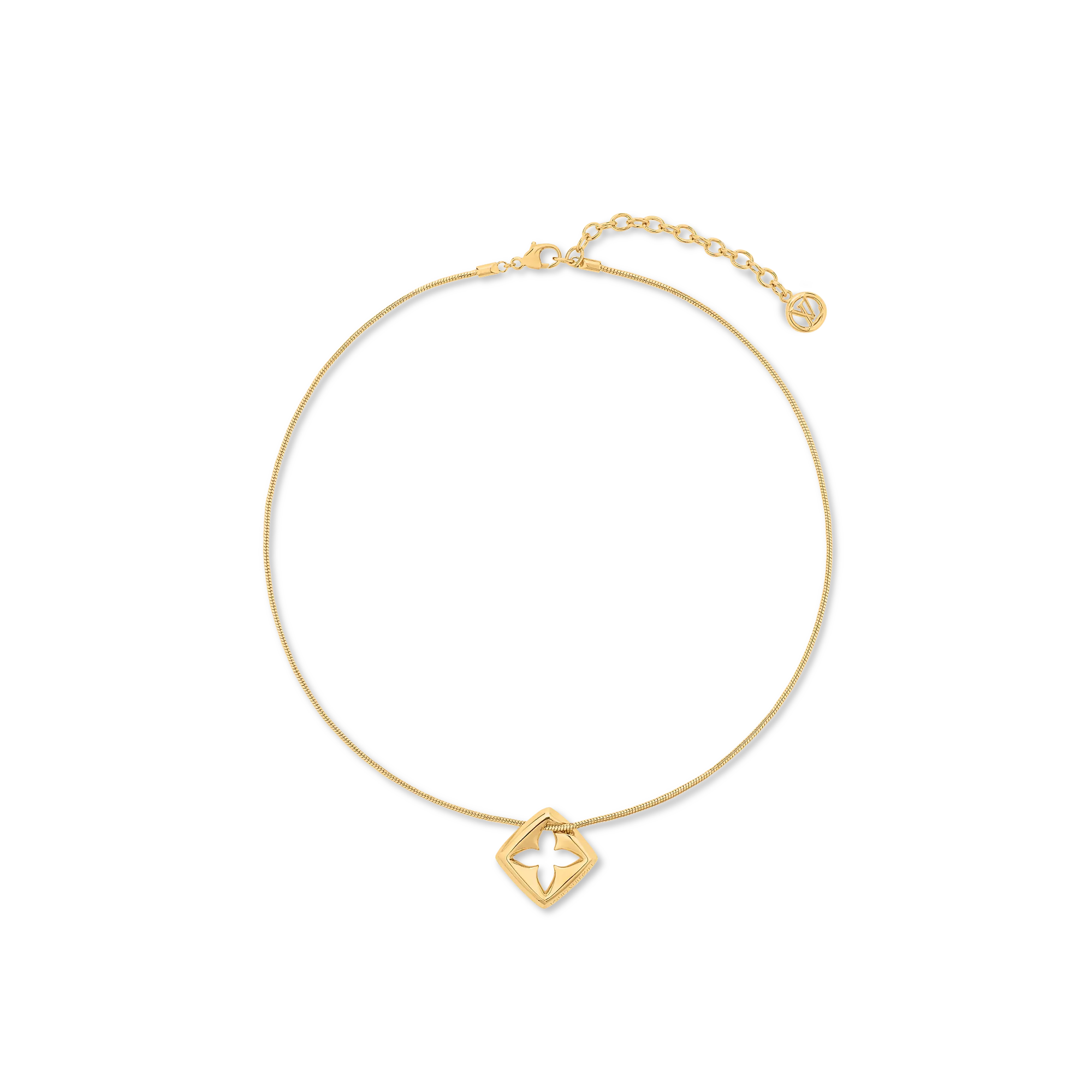 Louis Vuitton Puffygram Necklace S00 - Women - Fashion Jewelry M02437 Golden