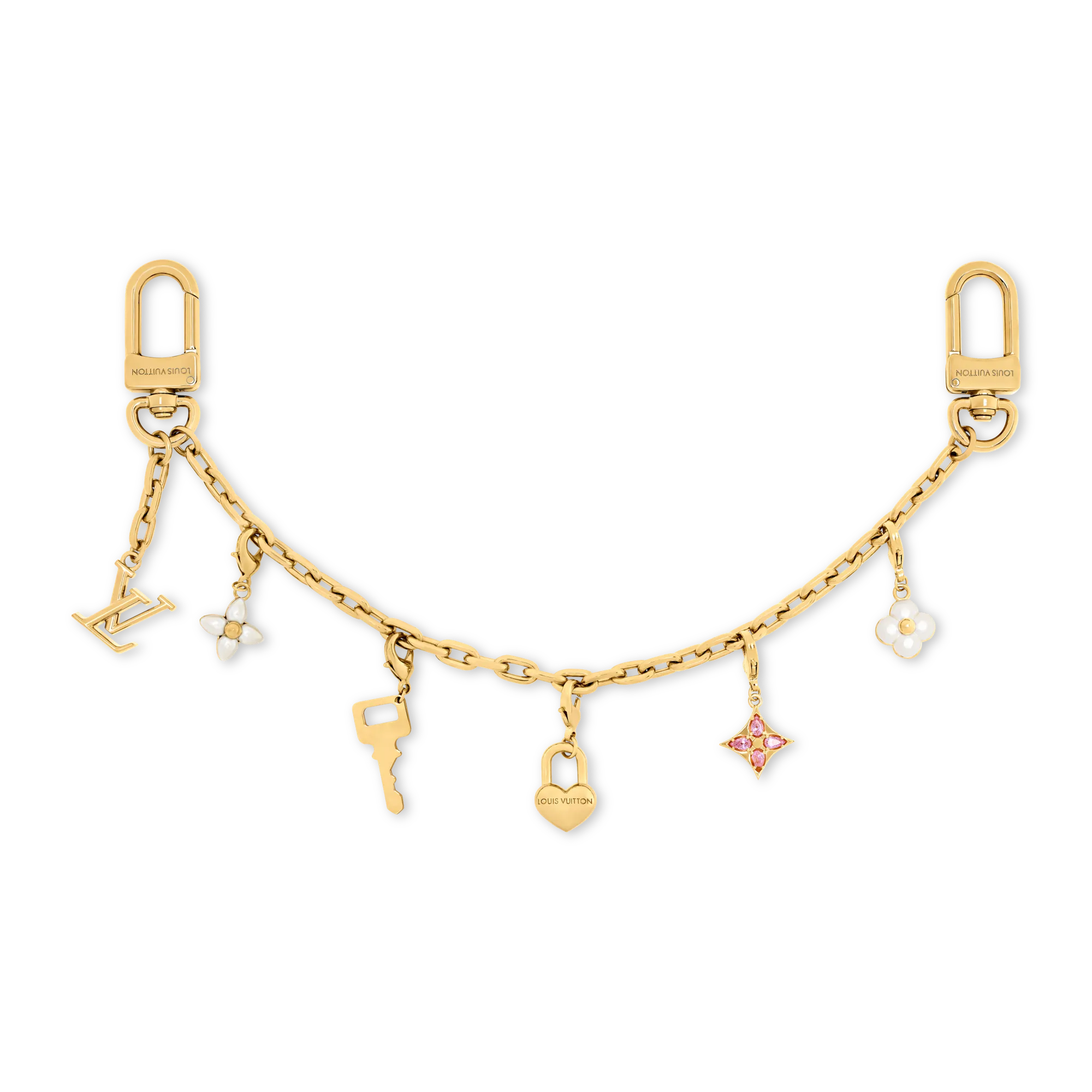 Louis Vuitton LV Charms Bag Charm Brass - Women - Accessories M02943 Gold