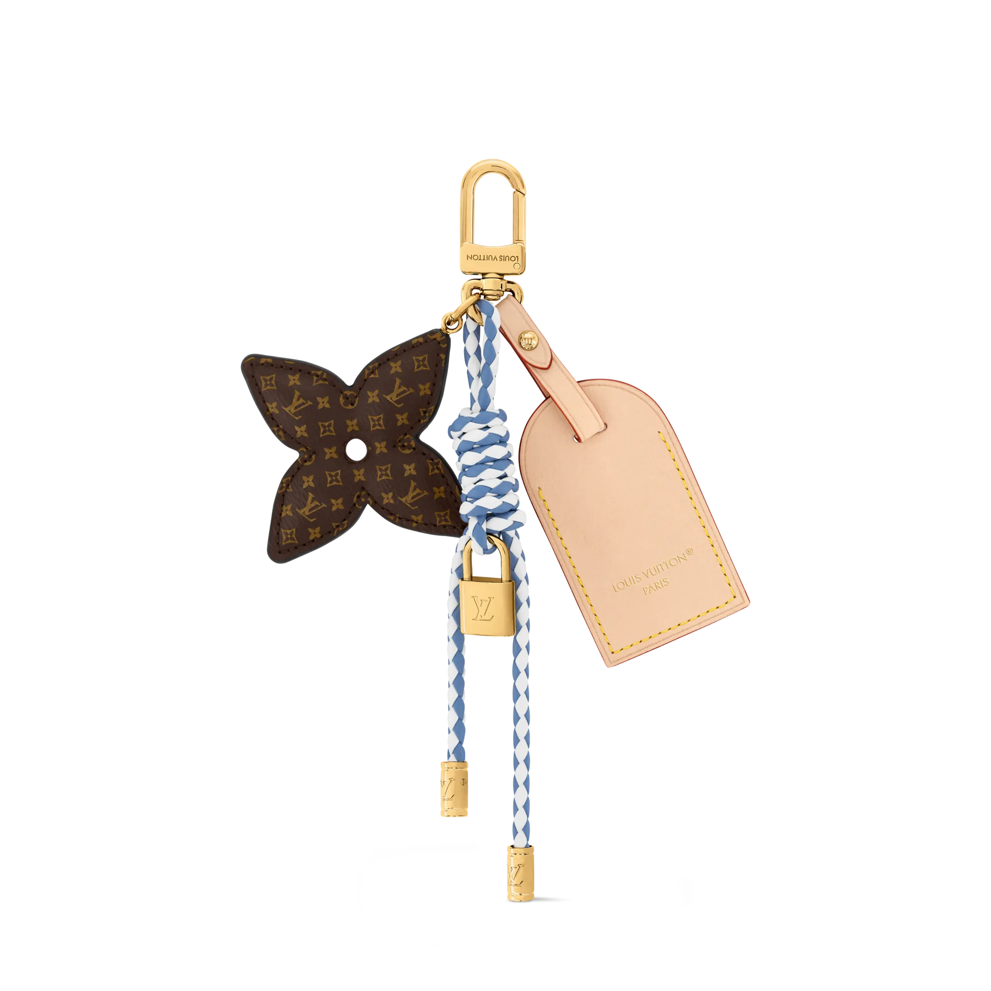 Louis Vuitton Lock And Bloom Stacking Bag Charm Calfxx - Women - Accessories M02958 Blue