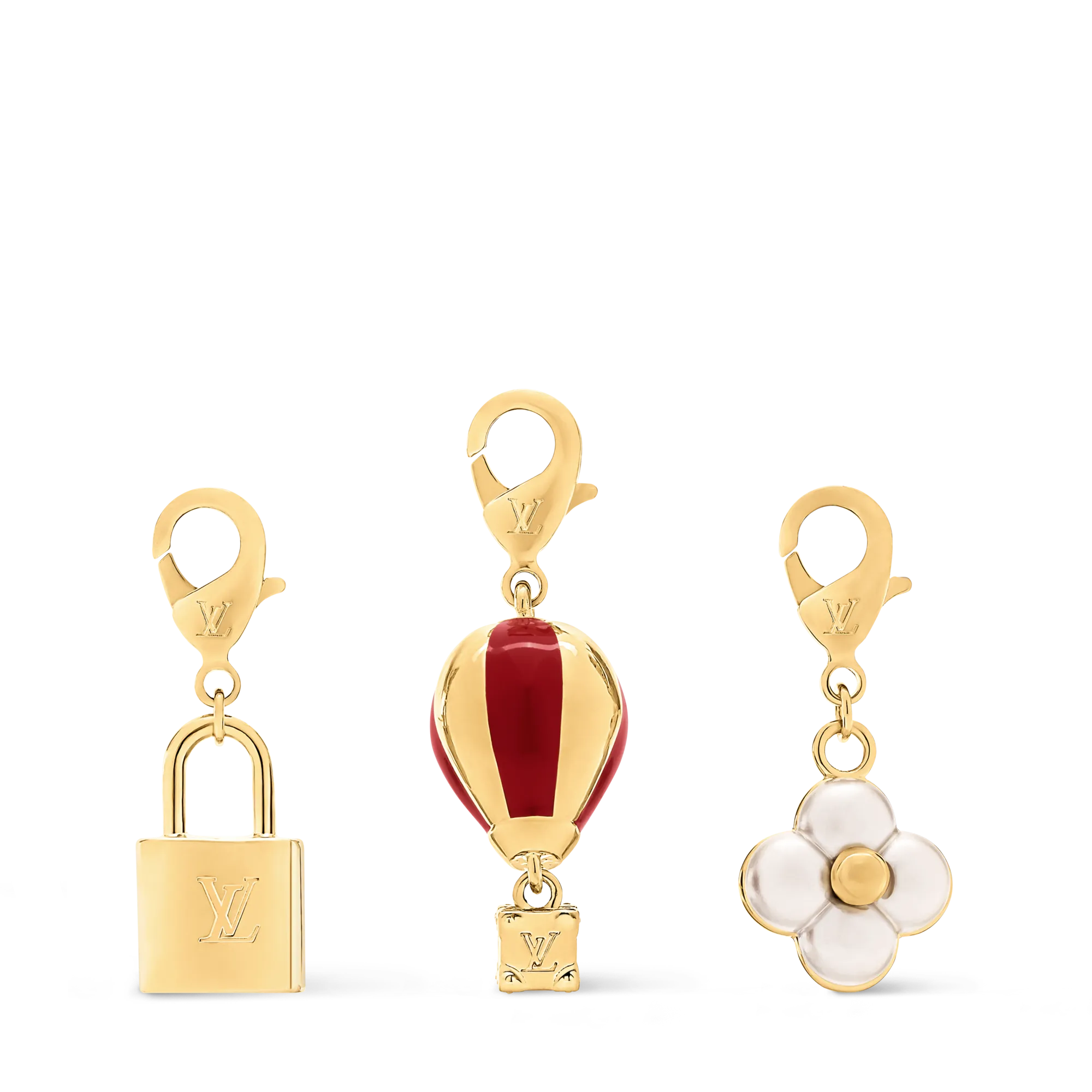 Louis Vuitton LV Charms Bag Charm Brass - Women - Accessories M03003 Gold