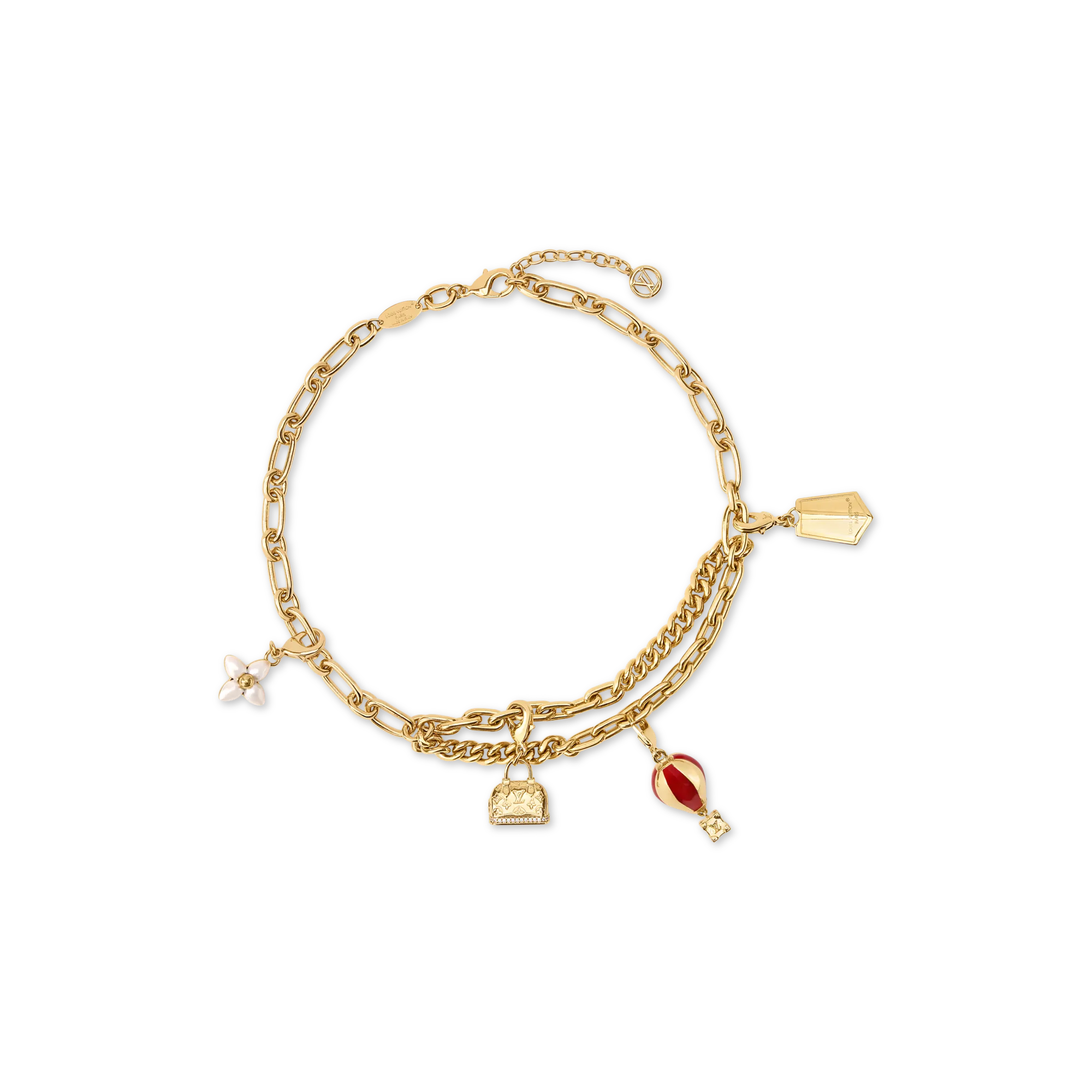 Louis Vuitton LV Charms Choker Brass - Women - Fashion Jewelry M03013 Gold