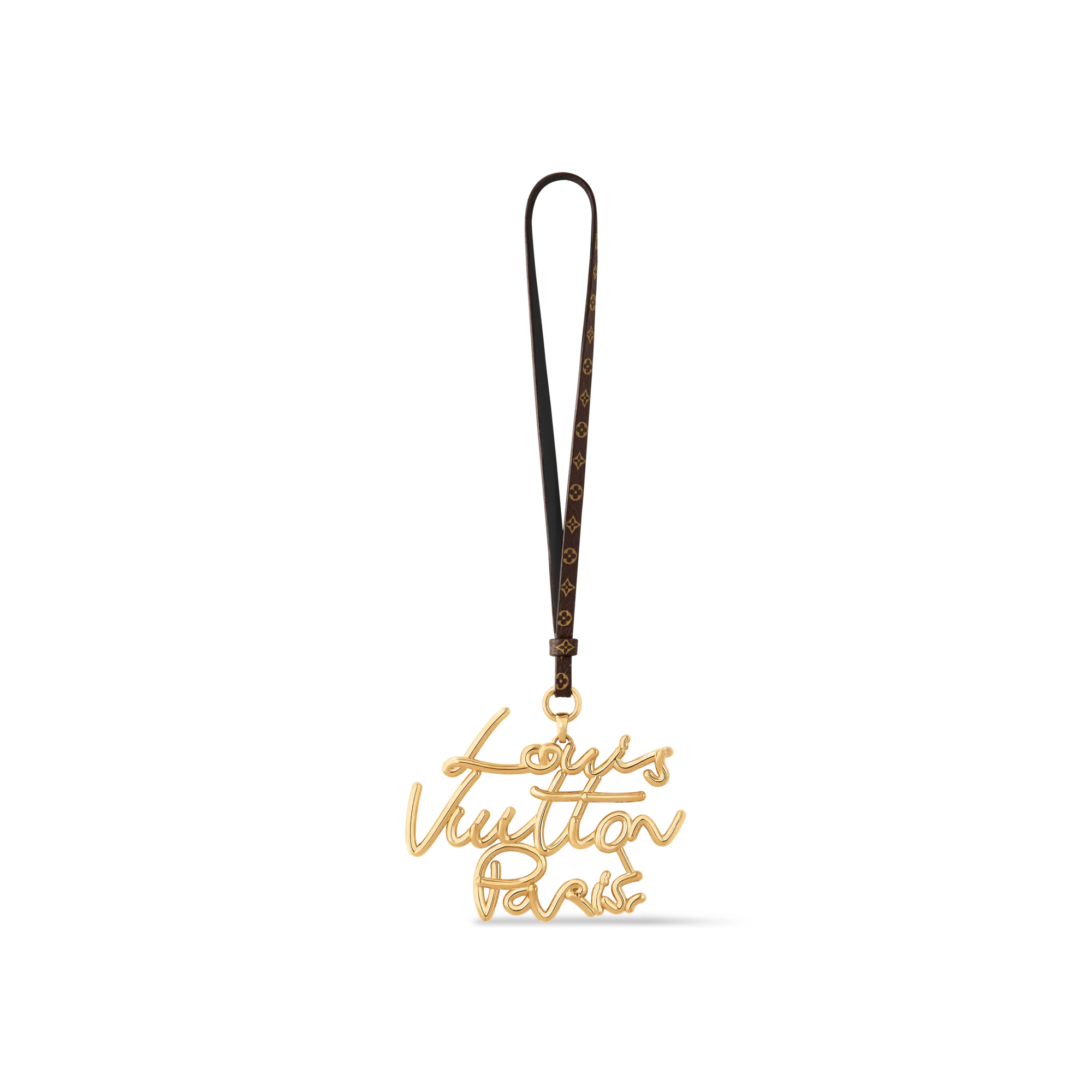 Louis Vuitton LV Lettering Bag Charm Brass - Women - Accessories M03052 Gold
