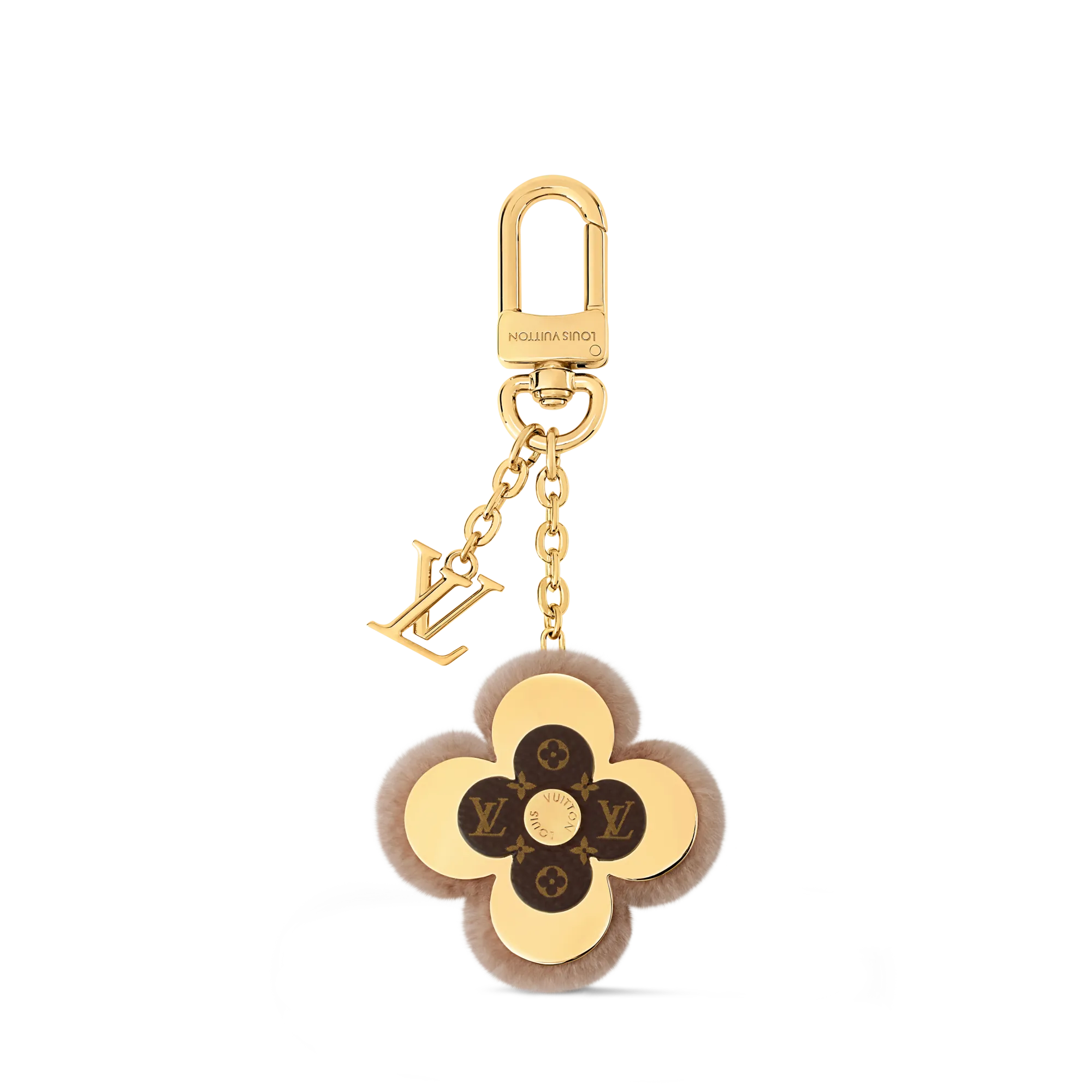 Louis Vuitton Blooming Flowers Bag Charm Brass - Women - Accessories M03213 Gold