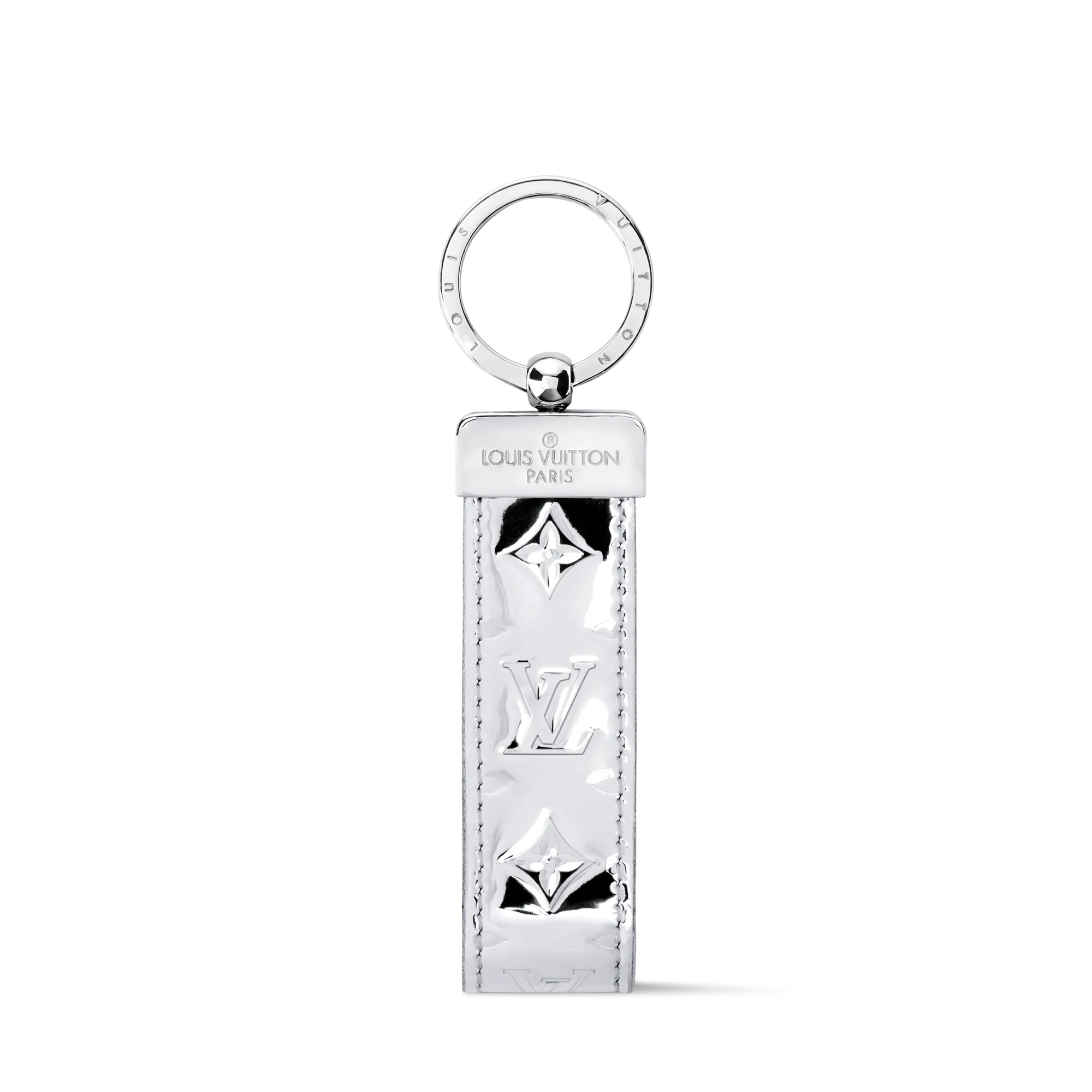 Louis Vuitton Dragonne Monogram Mirror Bag Charm Zamak - Women - Accessories M03281 Silver