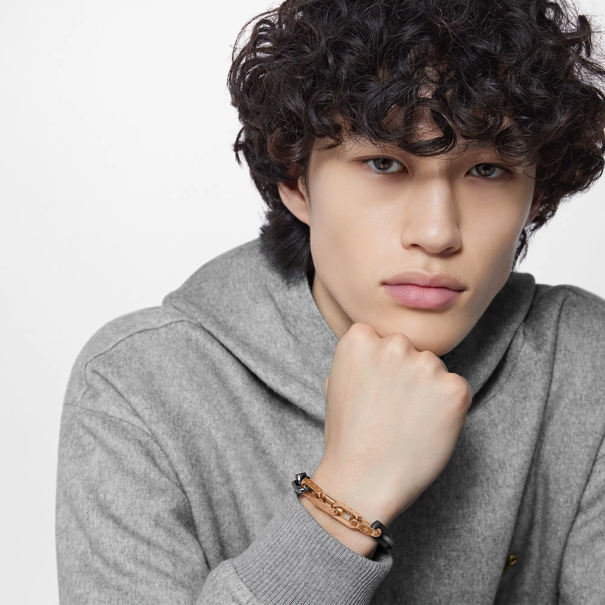 Louis Vuitton Monogram Chain Bracelet S00 - Men - Fashion Jewelry M0998M