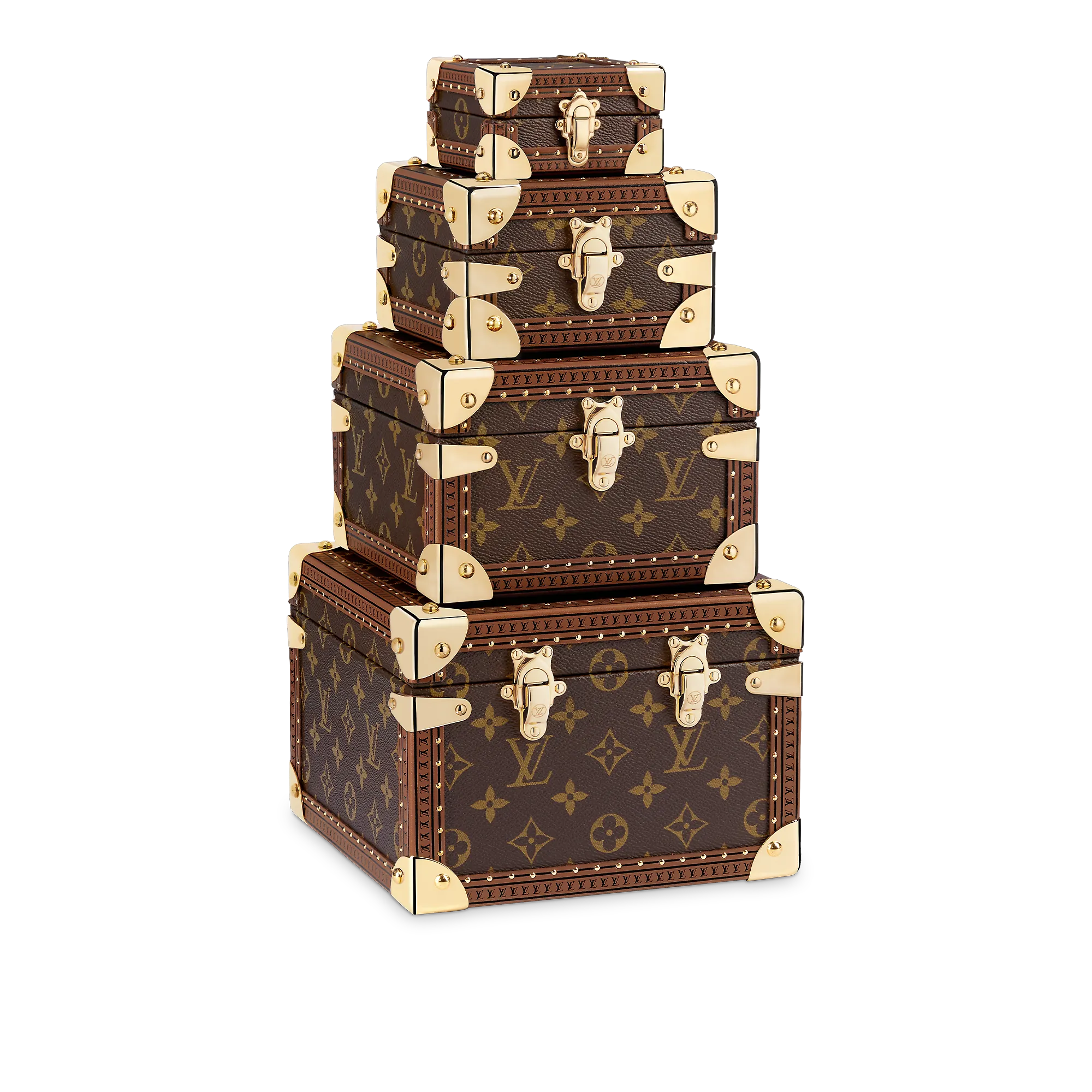 Louis Vuitton Pyramid Trunk Monogram - Art of Living - Highlights M10052