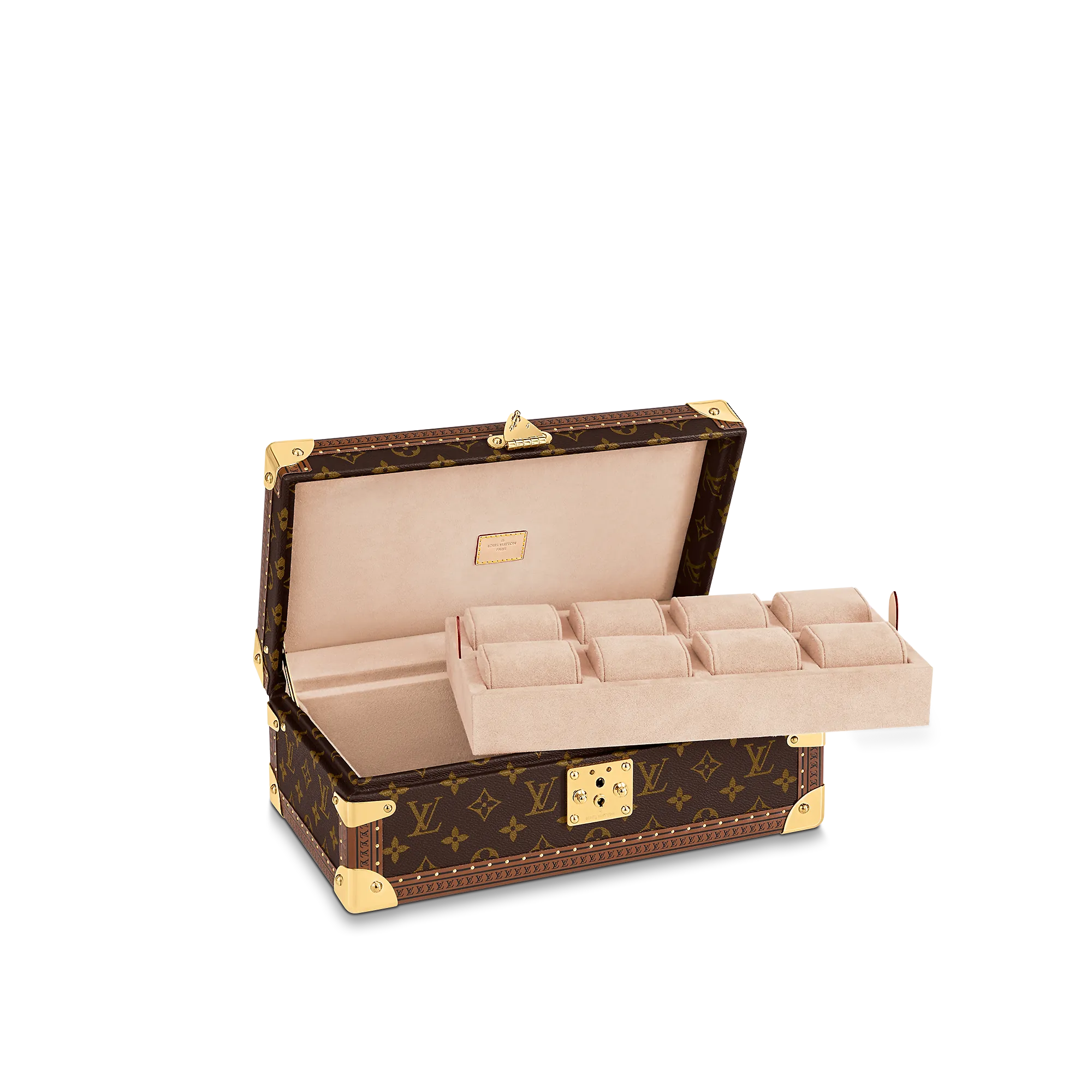 Louis Vuitton Coffret 8 Montres Monogram - Art of Living - Trunks and Travel M10128 Cream