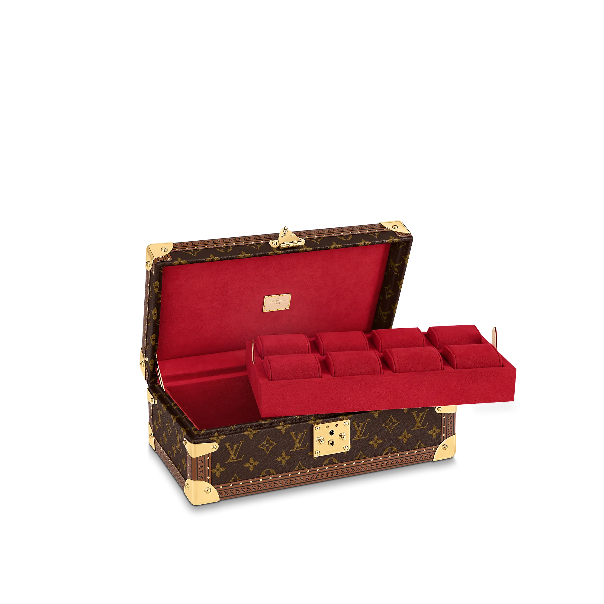 Louis Vuitton Coffret 8 Montres Monogram - Art of Living - Trunks and Travel M10261 Fusion Red