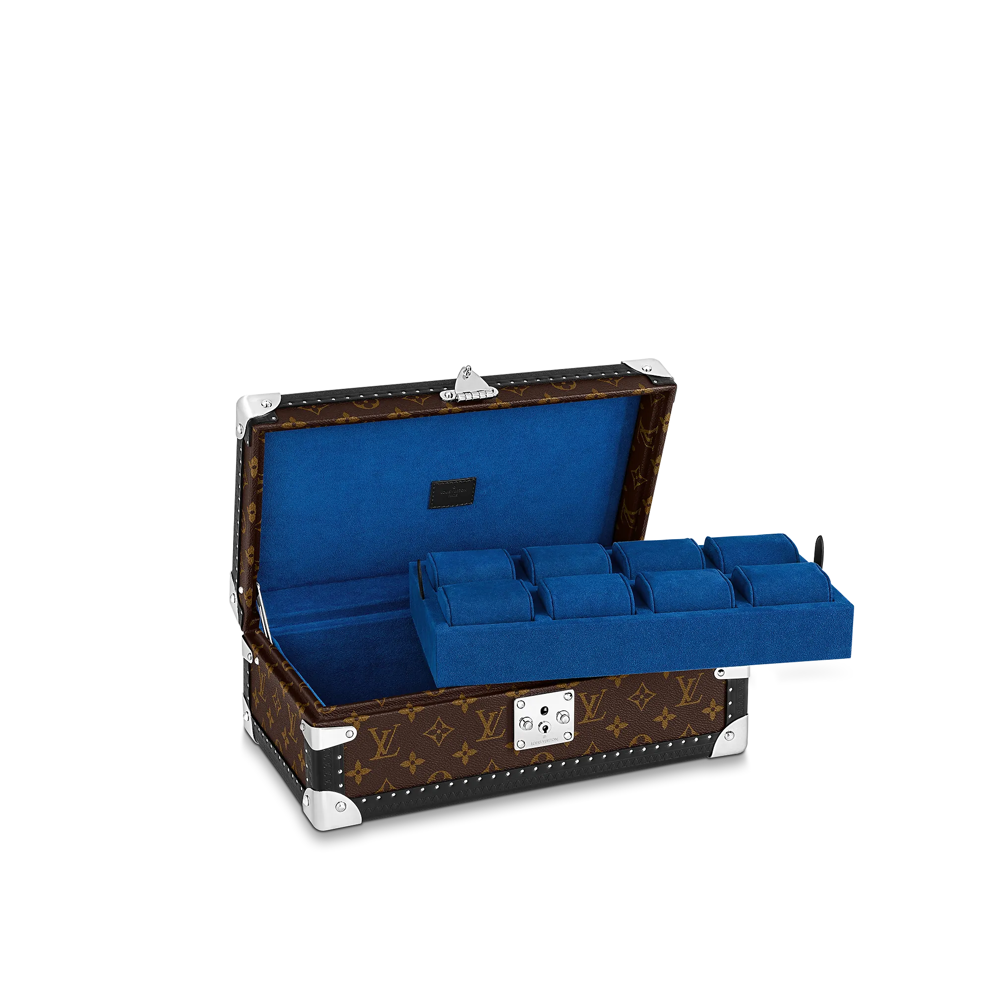 Louis Vuitton Coffret 8 Montres Monogram Macassar Canvas - Les Extraordinaires - Personalization M10263