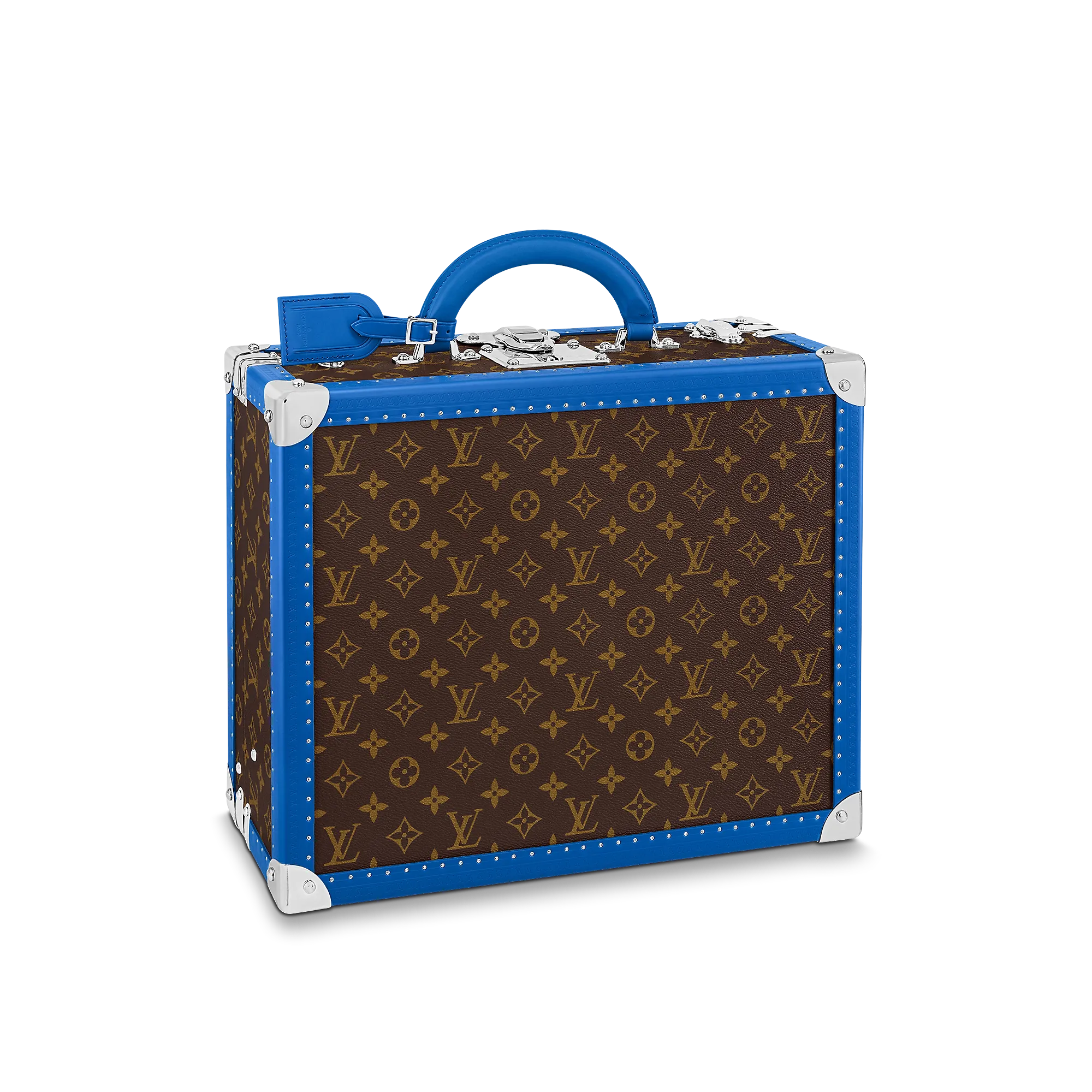Louis Vuitton Cotteville 16 Montres Macassar Bleu Monogram Macassar Canvas - Art of Living - Trunks and Travel M10285