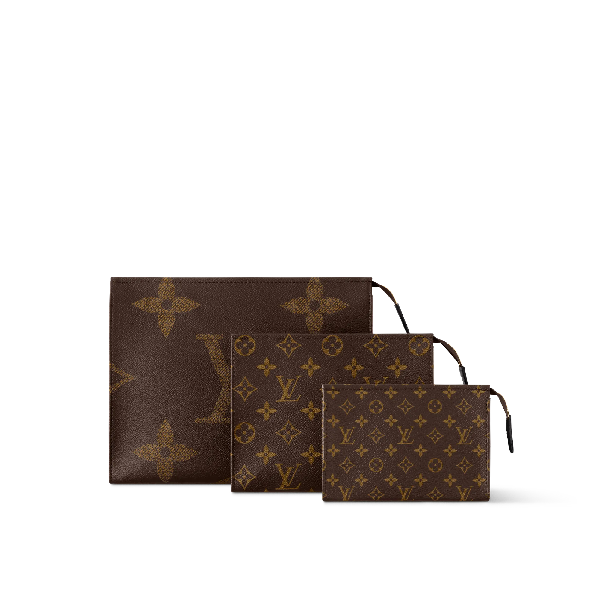 Louis Vuitton Trio Toilet Pouch Coated canvas - Men - Travel M11248 Brown