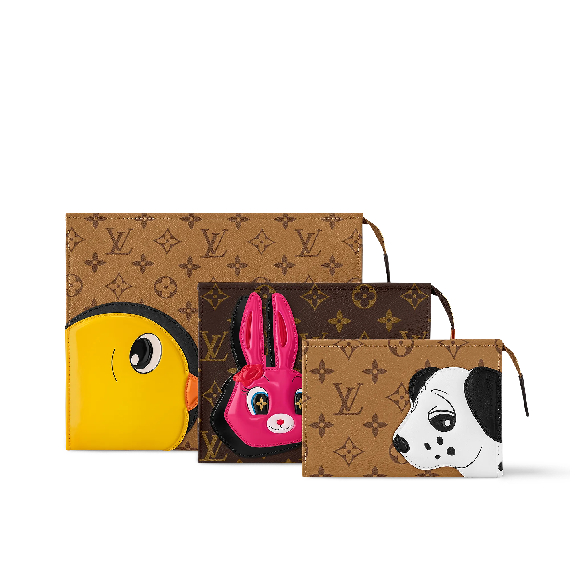Louis Vuitton Trio Toilet Pouch Other Monogram Canvas - Men - Travel M11254