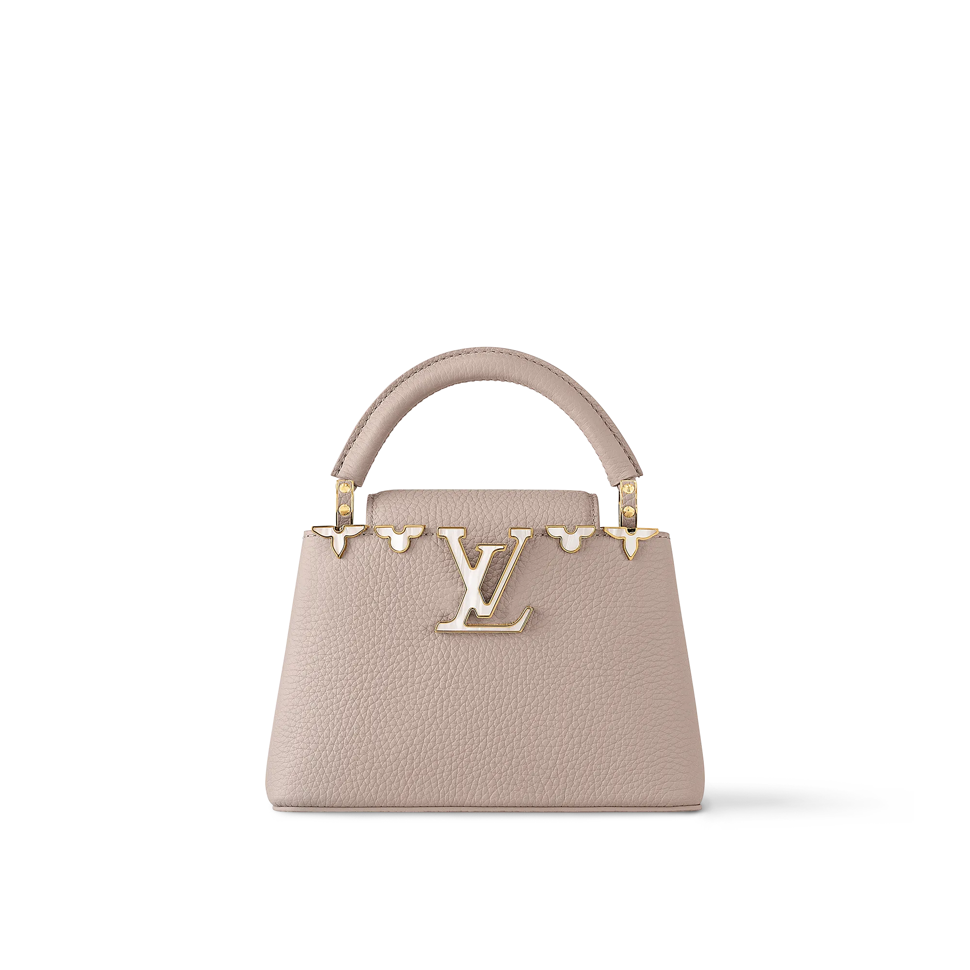Louis Vuitton Capucines Mini Taurillon - Women - Handbags M11341 Beige Louis Vuitton Capucines Mini Taurillon - Women - Handbags M11341 Beige