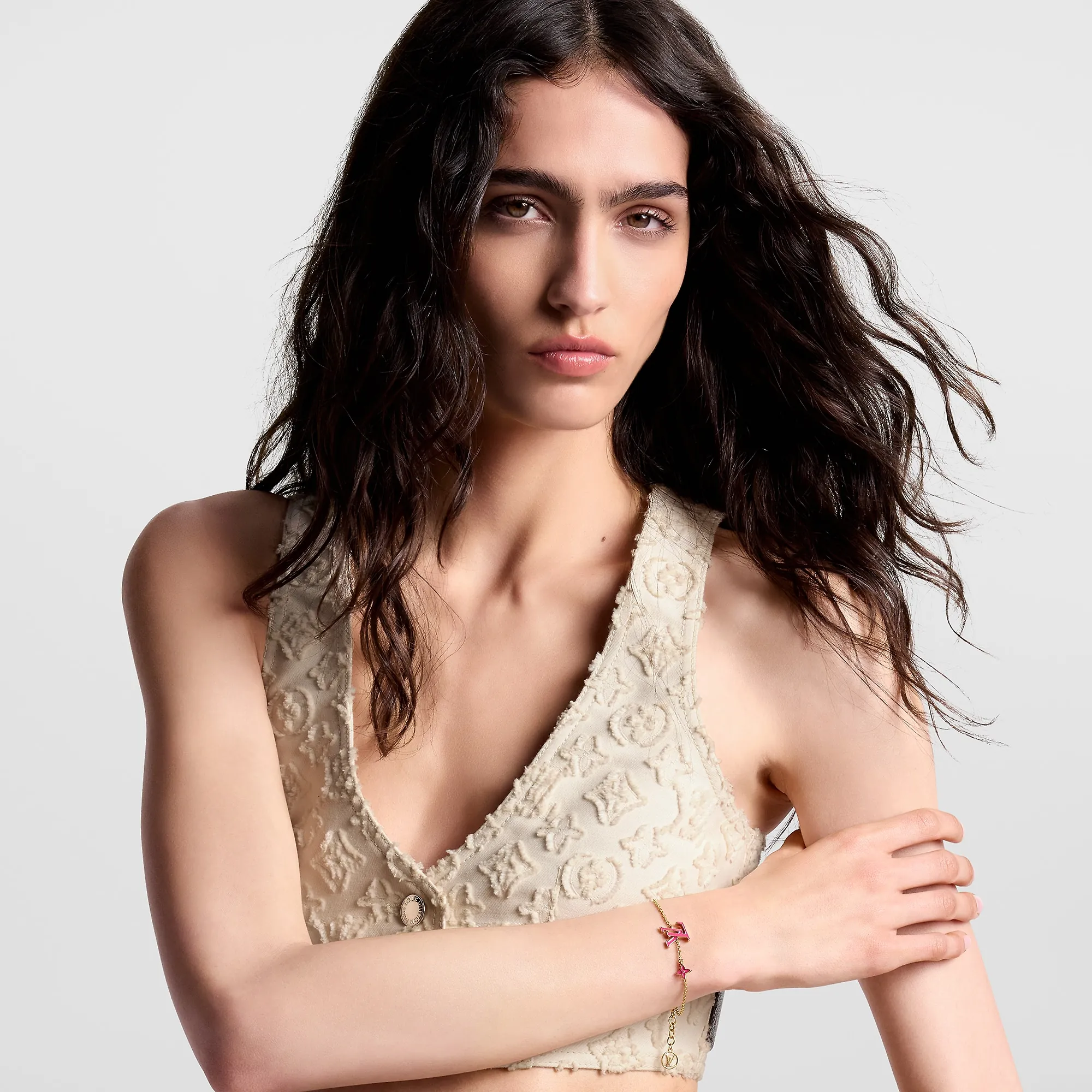 Louis Vuitton LV Iconic Enamel Bracelet S00 - Women - Fashion Jewelry M1138A Fuchsia