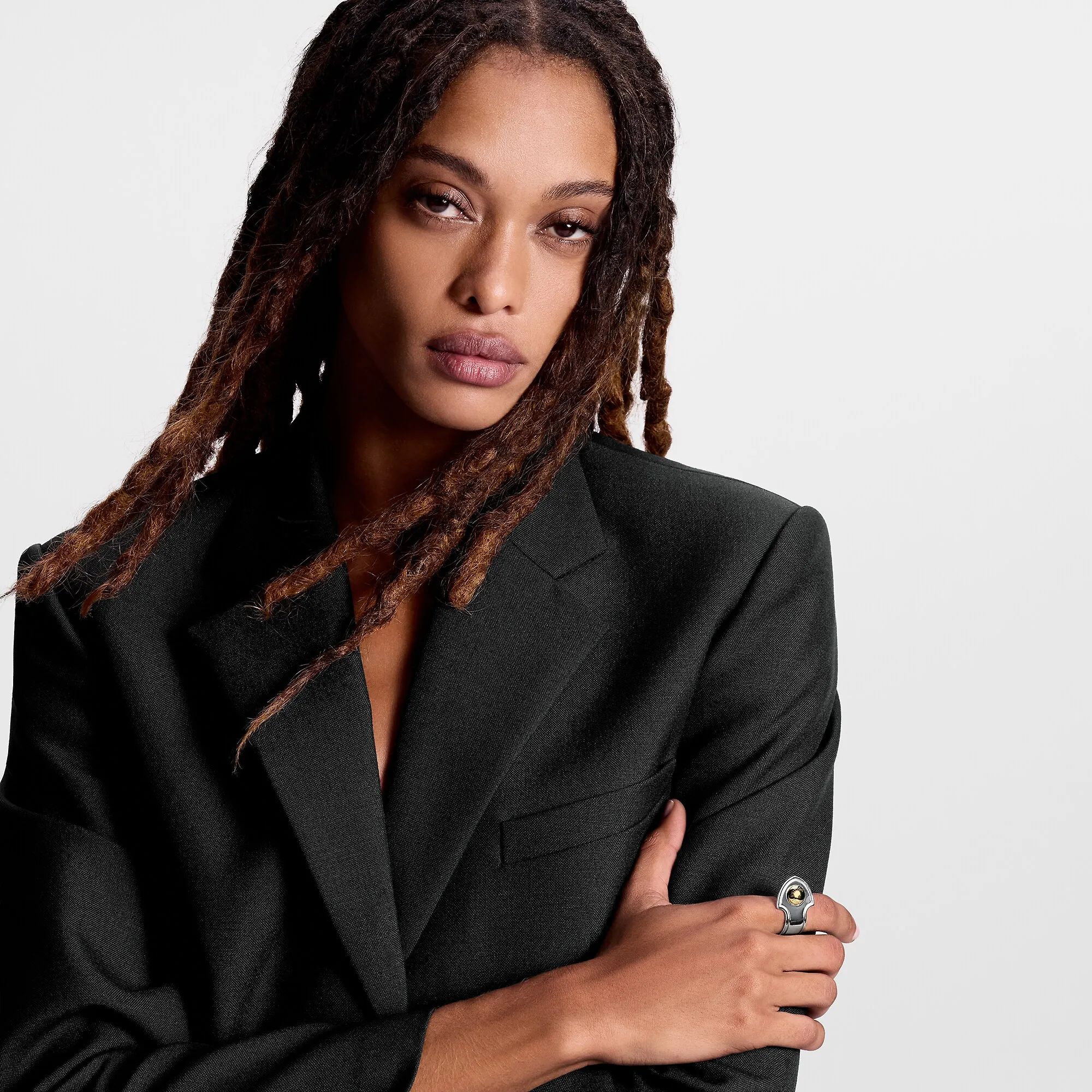 Louis Vuitton LV Heritage Ring S00 - Women - Fashion Jewelry M1147M Palladium