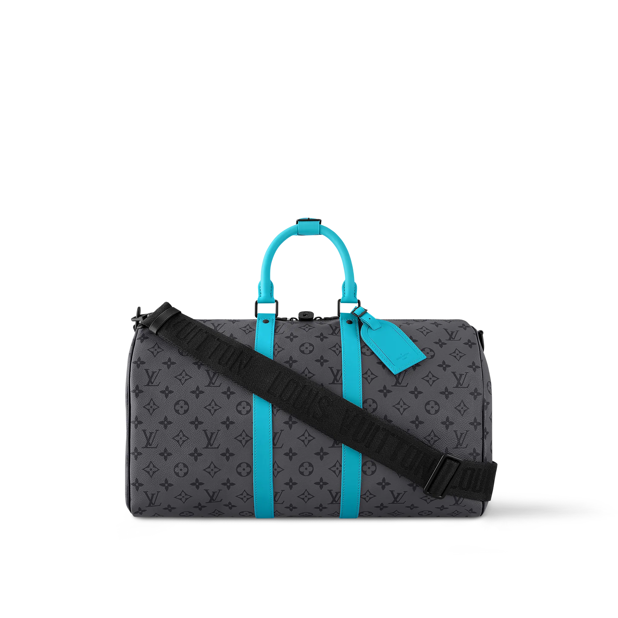 Louis Vuitton Keepall Bandoulière 45 Monogram Eclipse Canvas - Men - Travel M11481