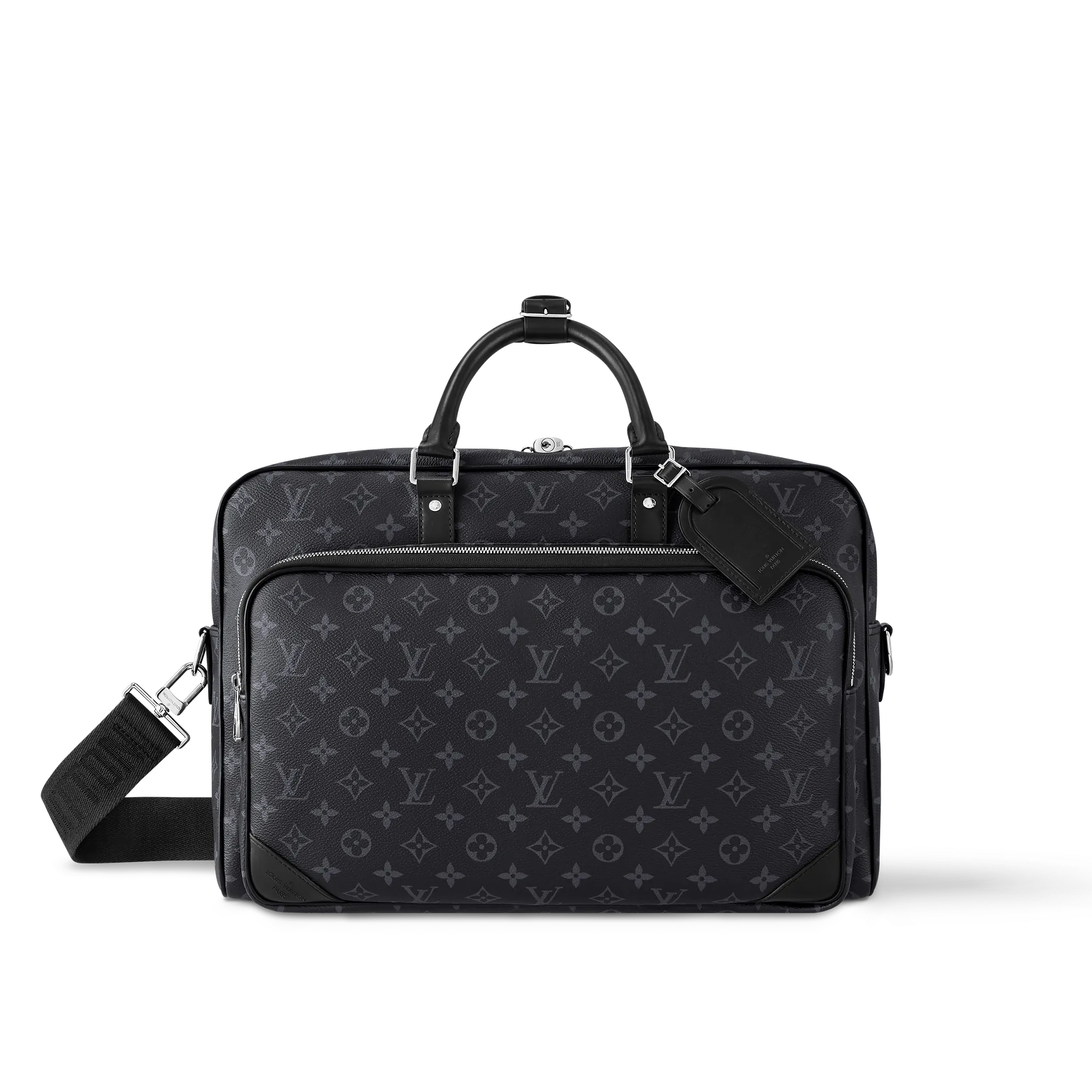 Louis Vuitton Weekender Bag Monogram Eclipse Canvas - Men - Travel M11512