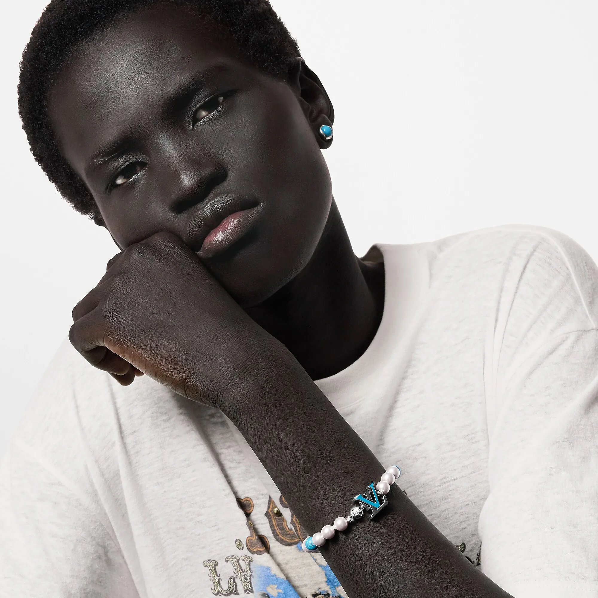 Louis Vuitton Turquoise Rodeo Bracelet S00 - Men - Fashion Jewelry M1154A