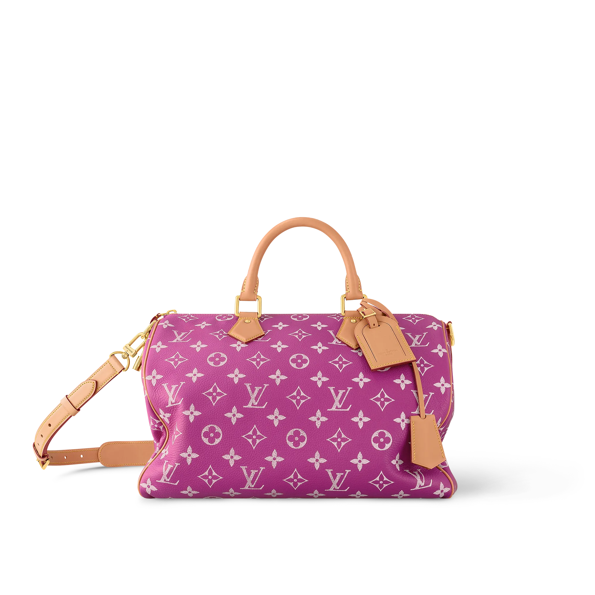 Louis Vuitton Speedy P9 Bandoulière 40 Autres Cuirs Monogram - Les Extraordinaires - Leather Goods and Travel M11563 Pink/Purple