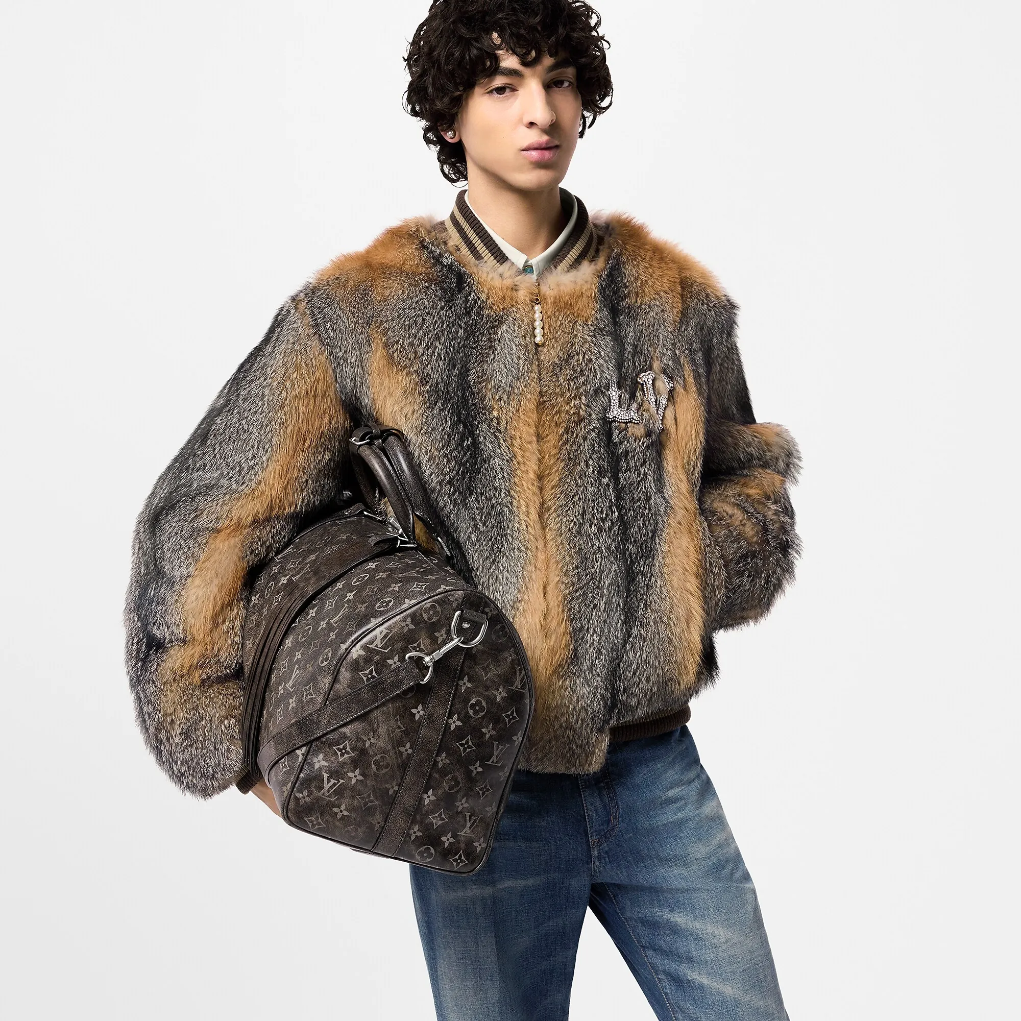 Louis Vuitton Keepall Bandoulière 50 Autres Cuirs Monogram - Men - Travel M11596