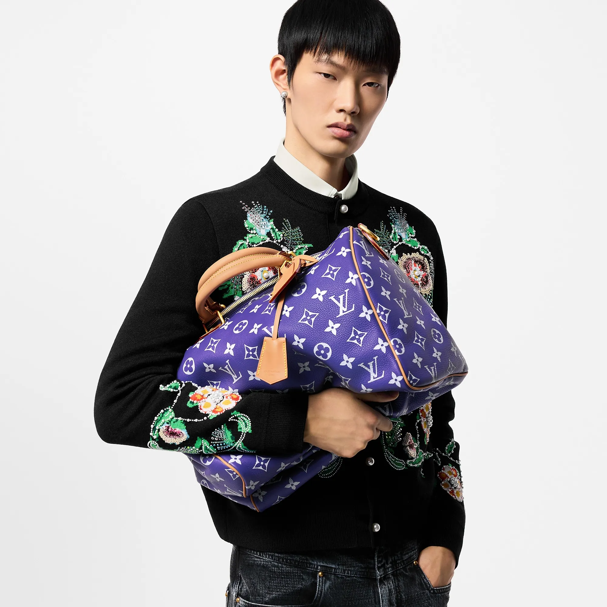 Louis Vuitton Speedy P9 Bandoulière 40 Autres Cuirs Monogram - Les Extraordinaires - Leather Goods and Travel M11597 Amethyst