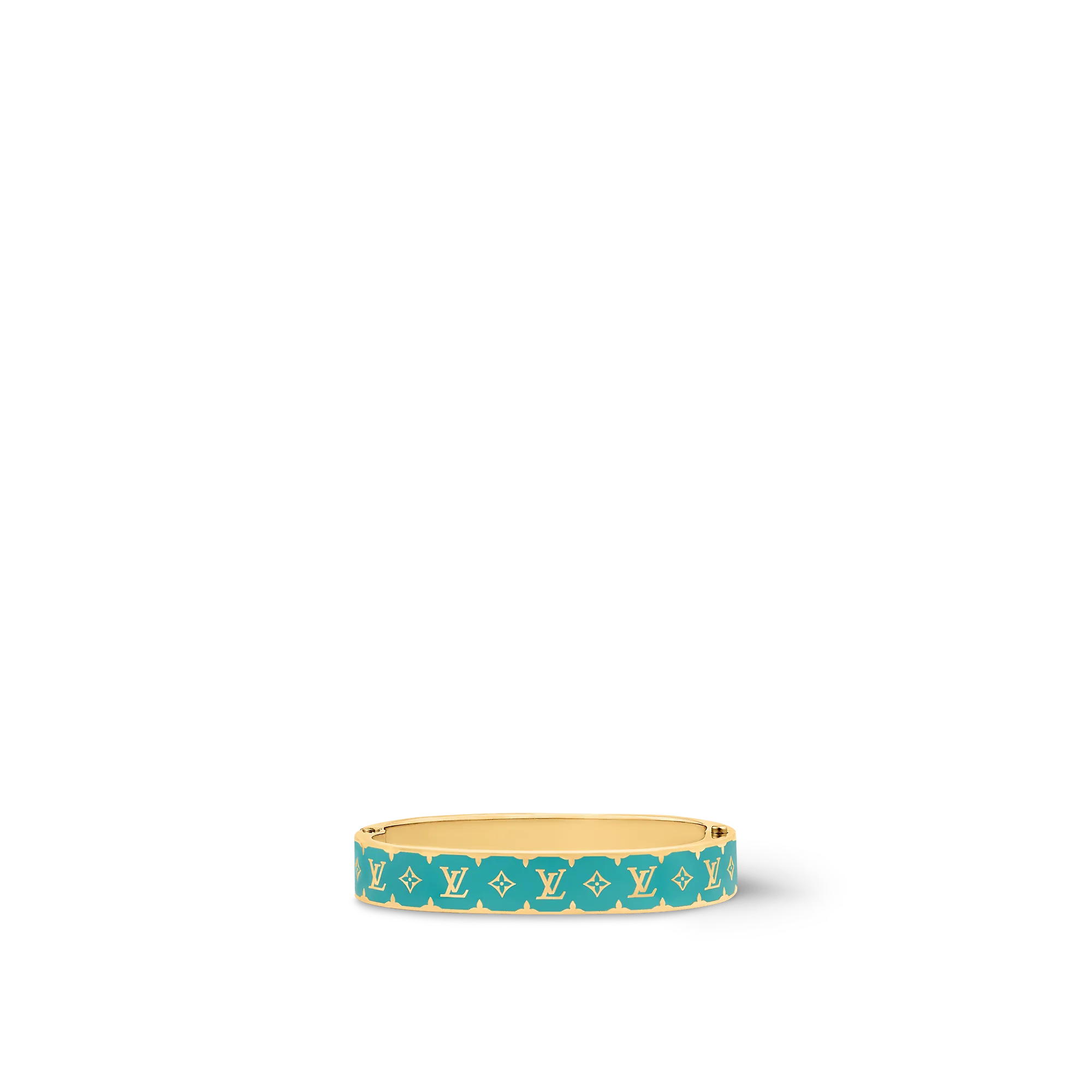 Louis Vuitton Nanogram Enamel Bracelet S00 - Women - Fashion Jewelry M1159M Turquoise