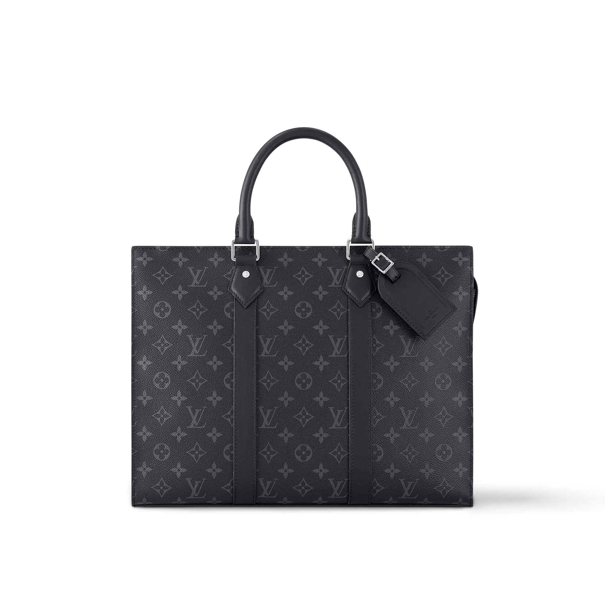 Louis Vuitton Sac Plat Horizontal Zippe Monogram Eclipse Canvas - Men - Bags M11742